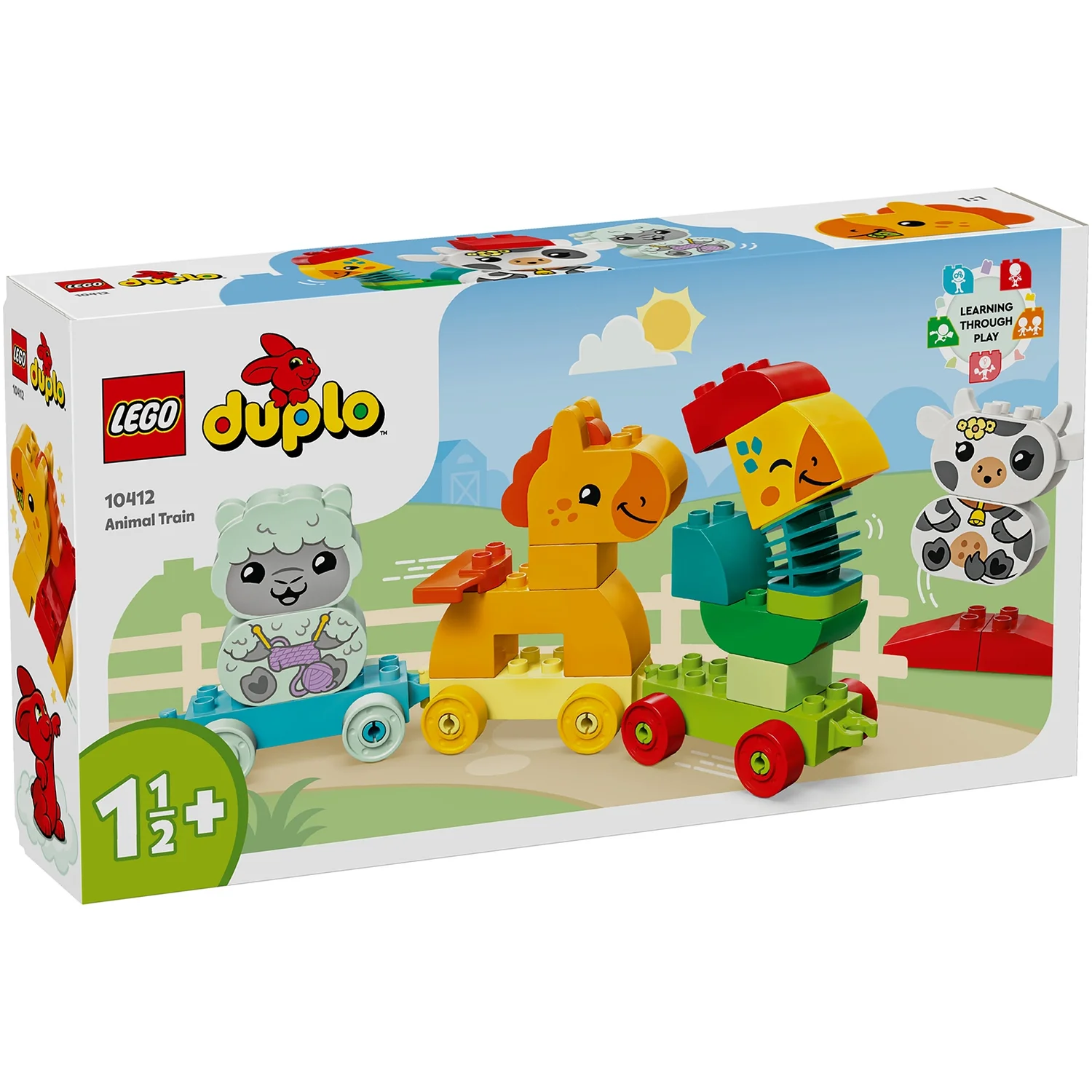 LEGO DUPLO My First Animal Train Toddler Learning Toys 10412