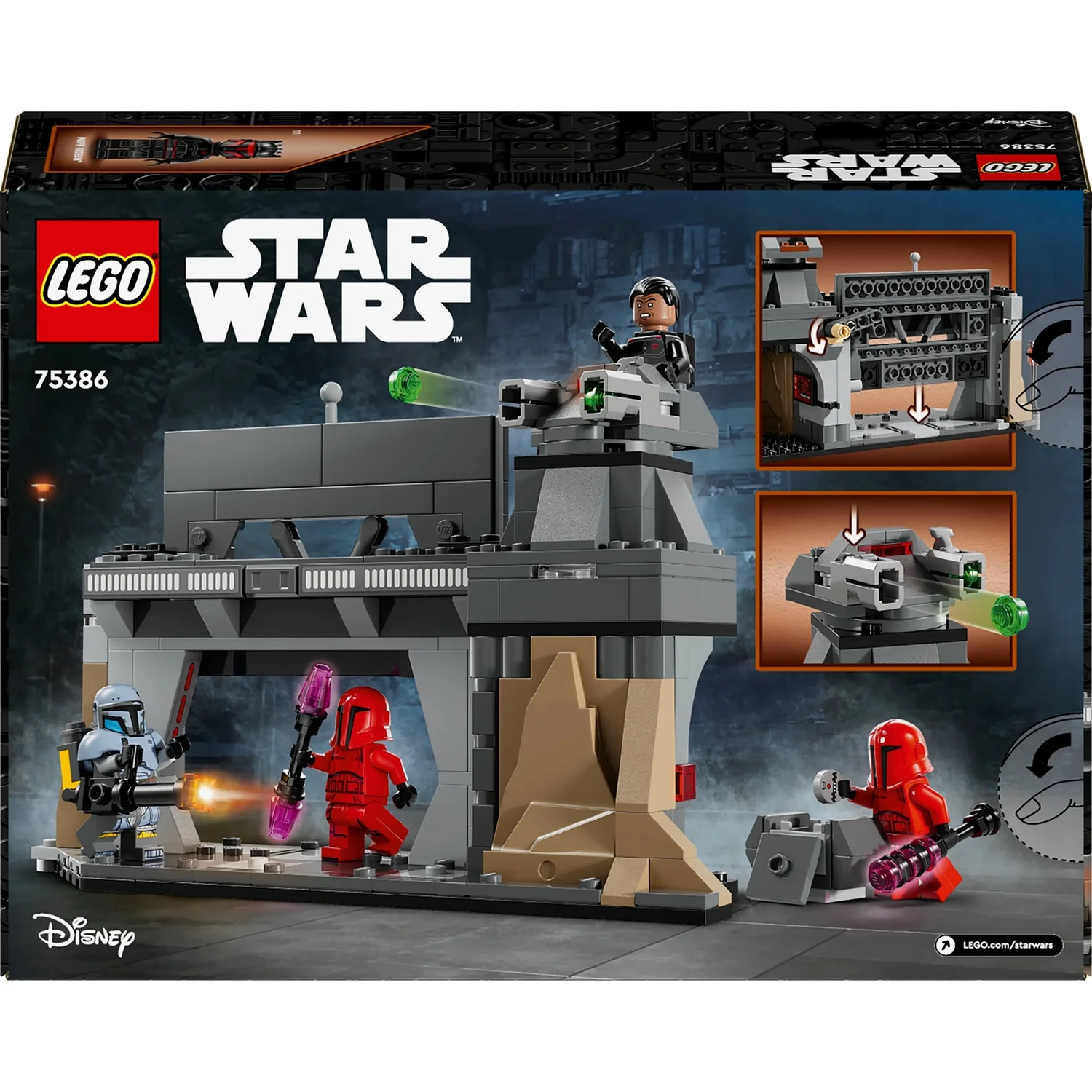 LEGO Star Wars Paz Vizsla and Moff Gideon Battle Set 75386