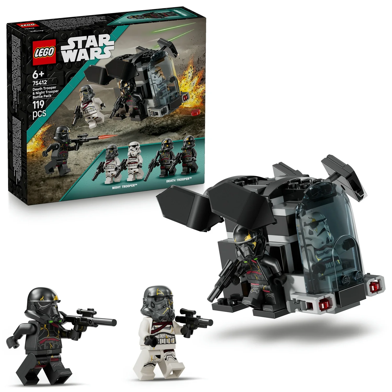 LEGO® Star Wars™ Death Trooper & Night Trooper Battle Pack Building Toy 75412