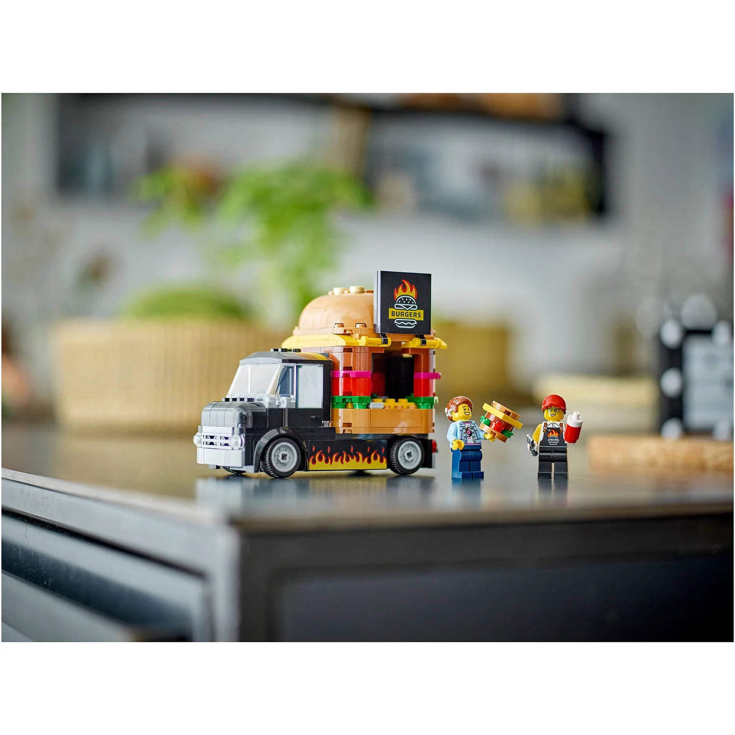 LEGO City Burger Van Food Truck Vehicle Toy Set 60404
