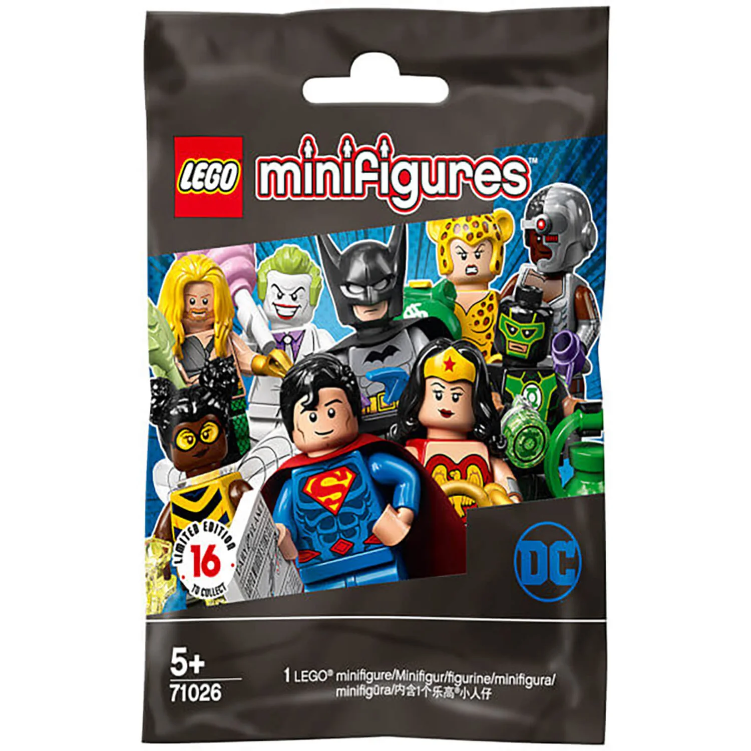 DC Sweatshirt & Lego Minifigure Bundle
