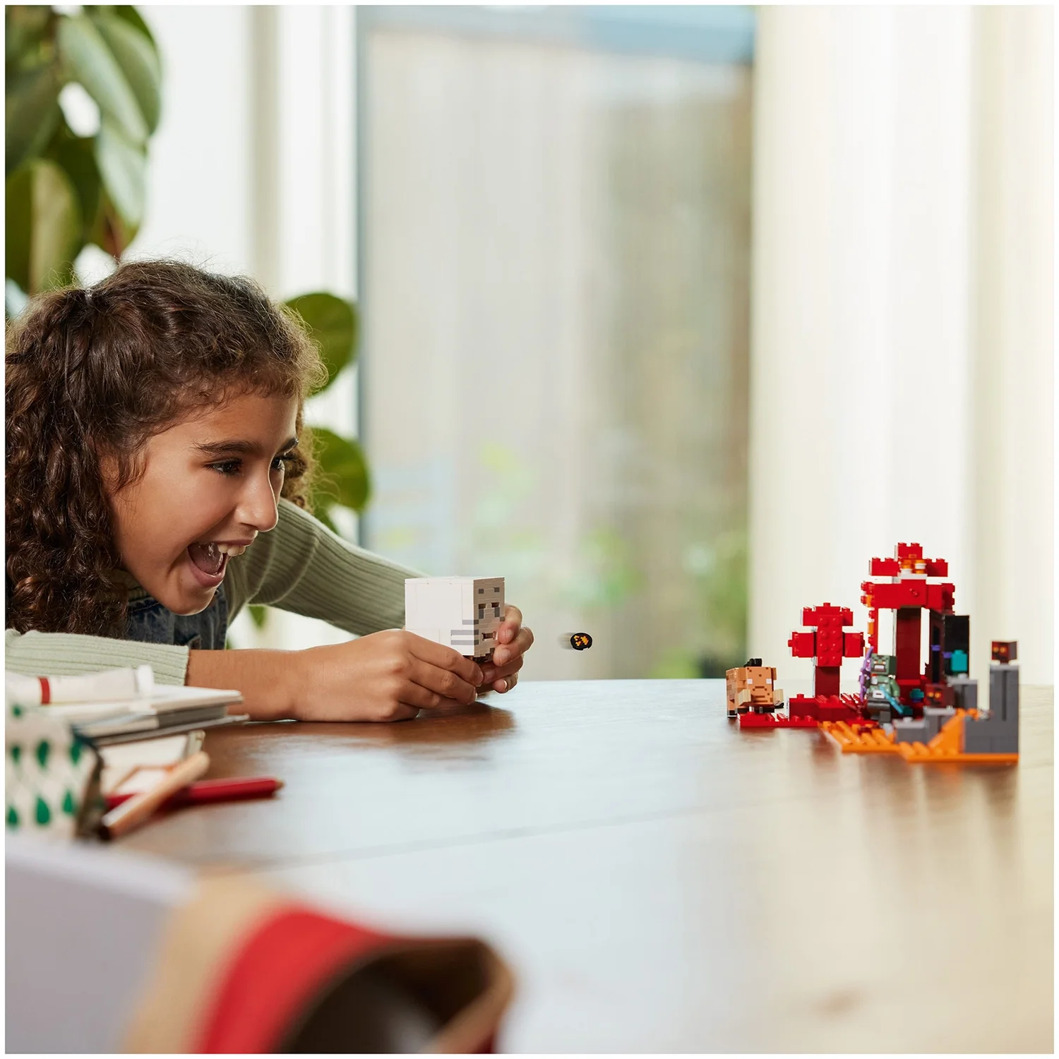 LEGO Minecraft The Nether Portal Ambush Building Toy 21255