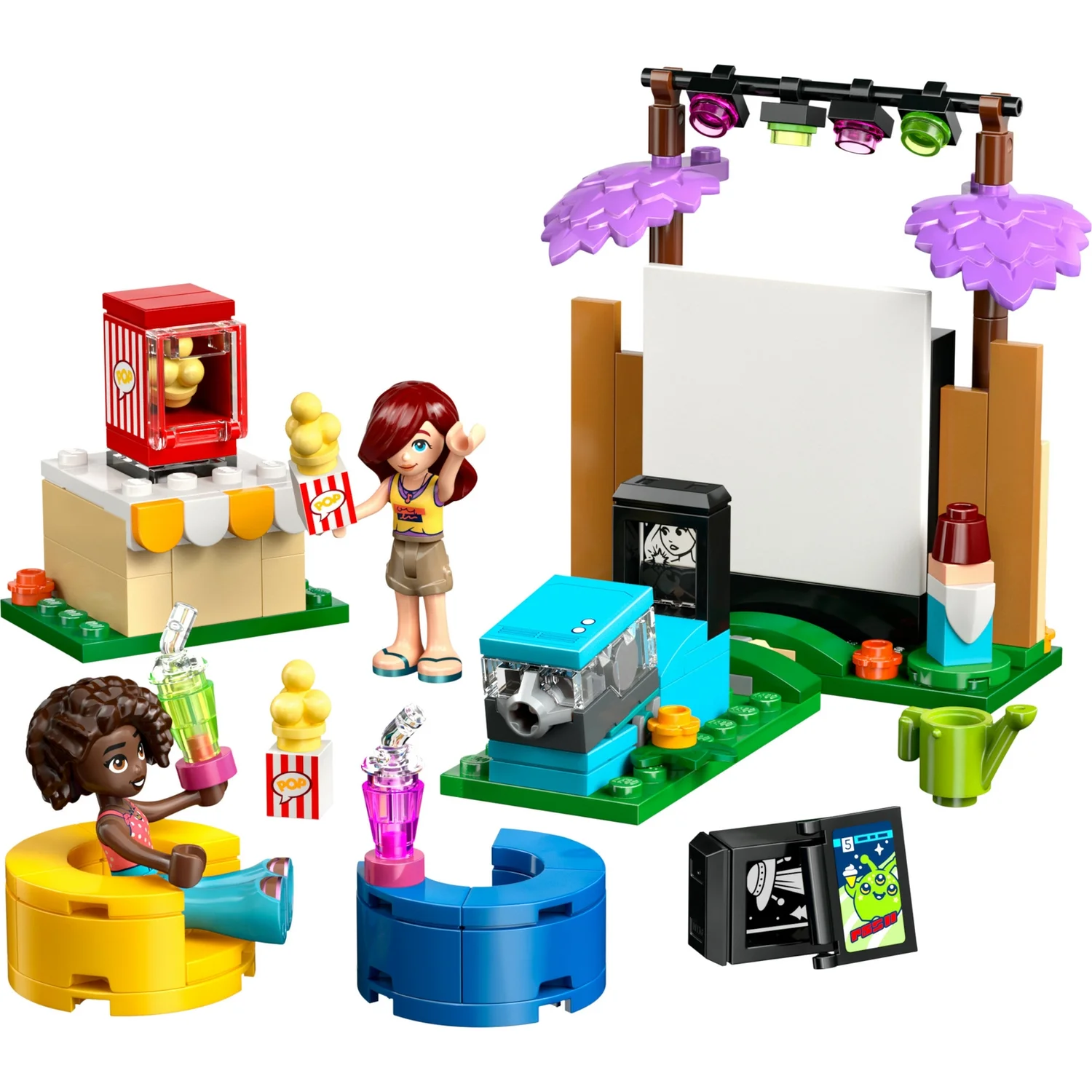 LEGO® Friends Friendship Movie Night Pretend-Play Toy Building Kit 42642