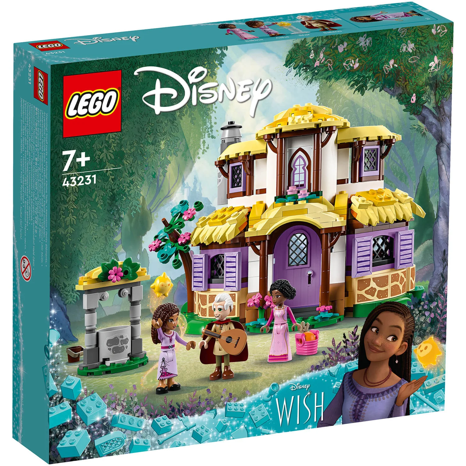 LEGO Disney Wish Asha's Cottage Dollshouse Set 43231