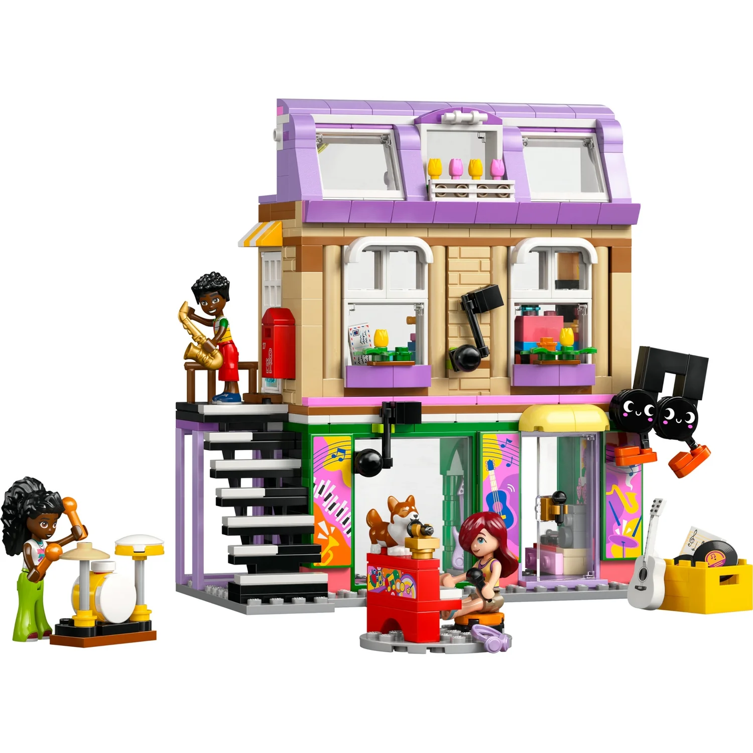 LEGO® Friends Music Shop & Apartment Building Set Pretend-Play Toy 42653