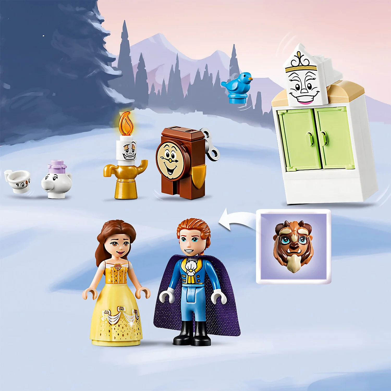 LEGO Disney Princess: Belles Castle Winter Celebration (43180)