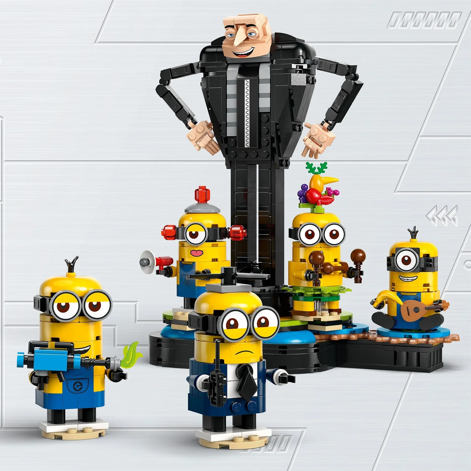 LEGO Despicable Me Brick-Built Gru and Minions Toy Set 75582