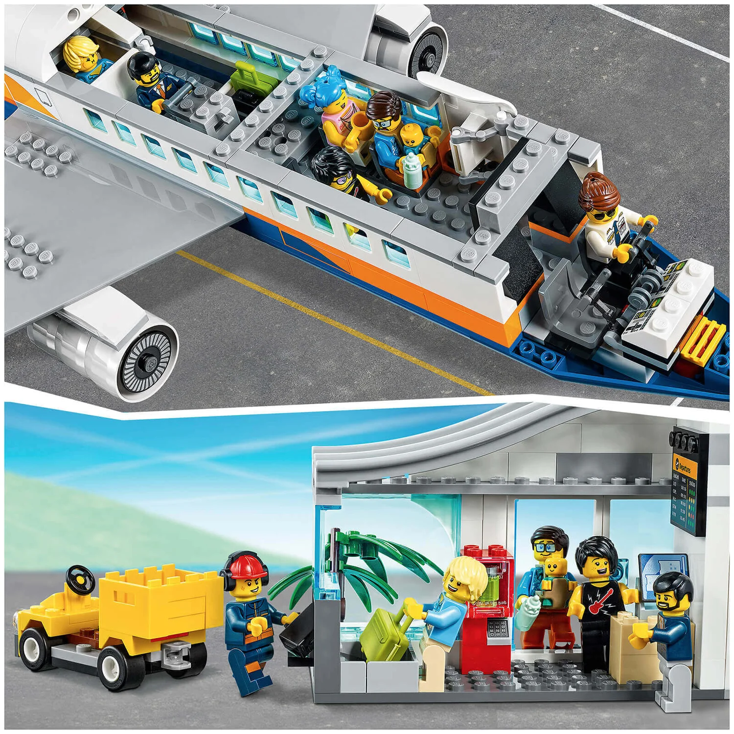 LEGO City: Airport Passenger Airplane & Terminal Toy (60262)
