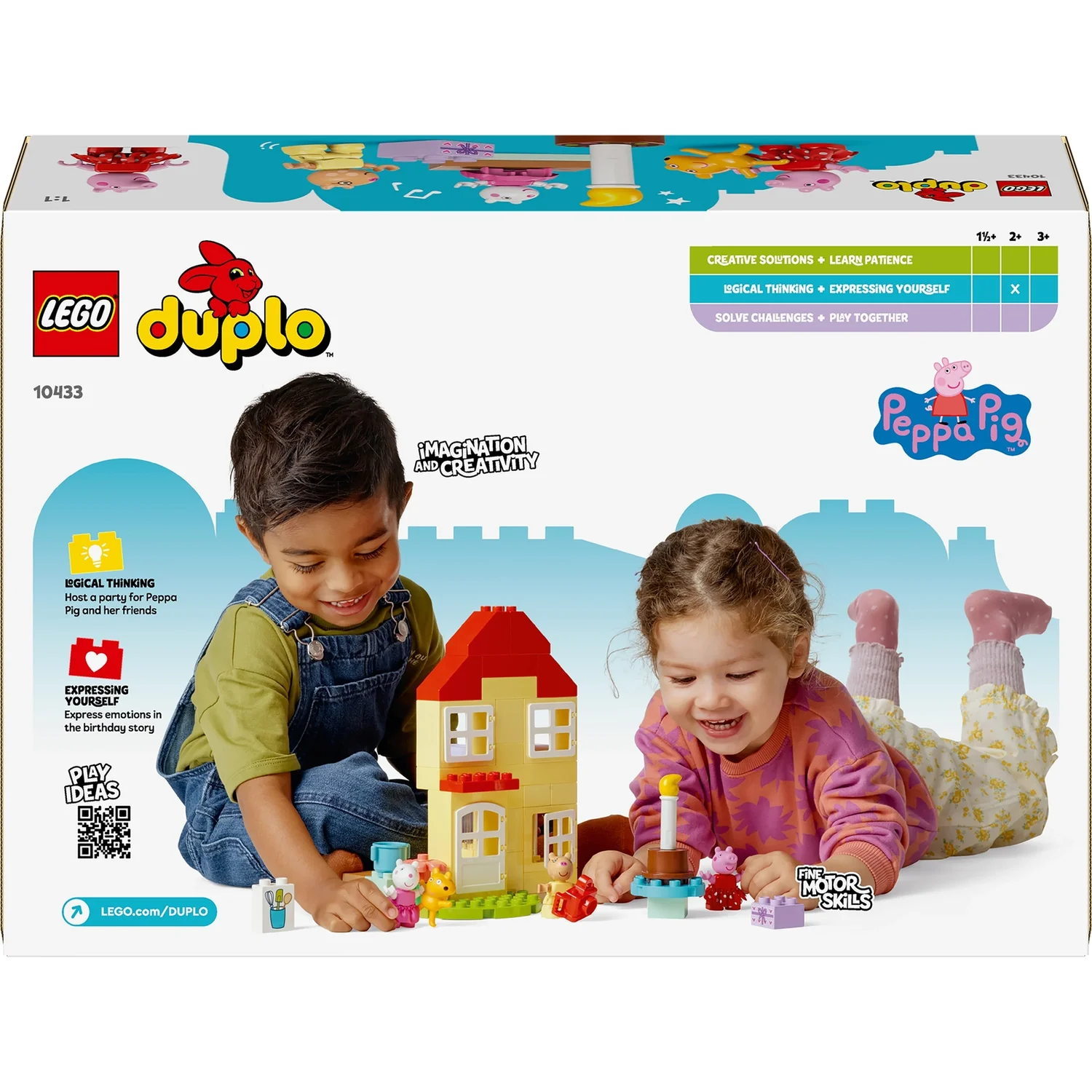 LEGO DUPLO Peppa Pig Birthday House Toy for Toddlers 10433