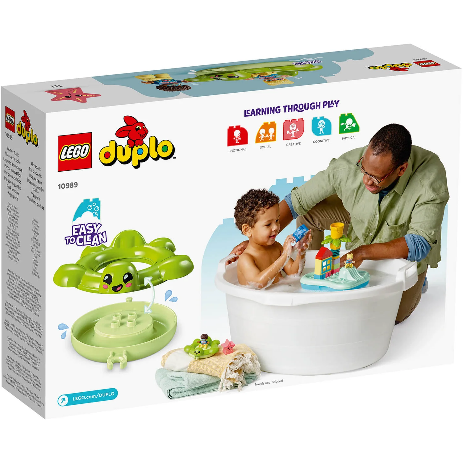 LEGO DUPLO Water Park Bath Toys for Toddlers Aged 2+ 10989