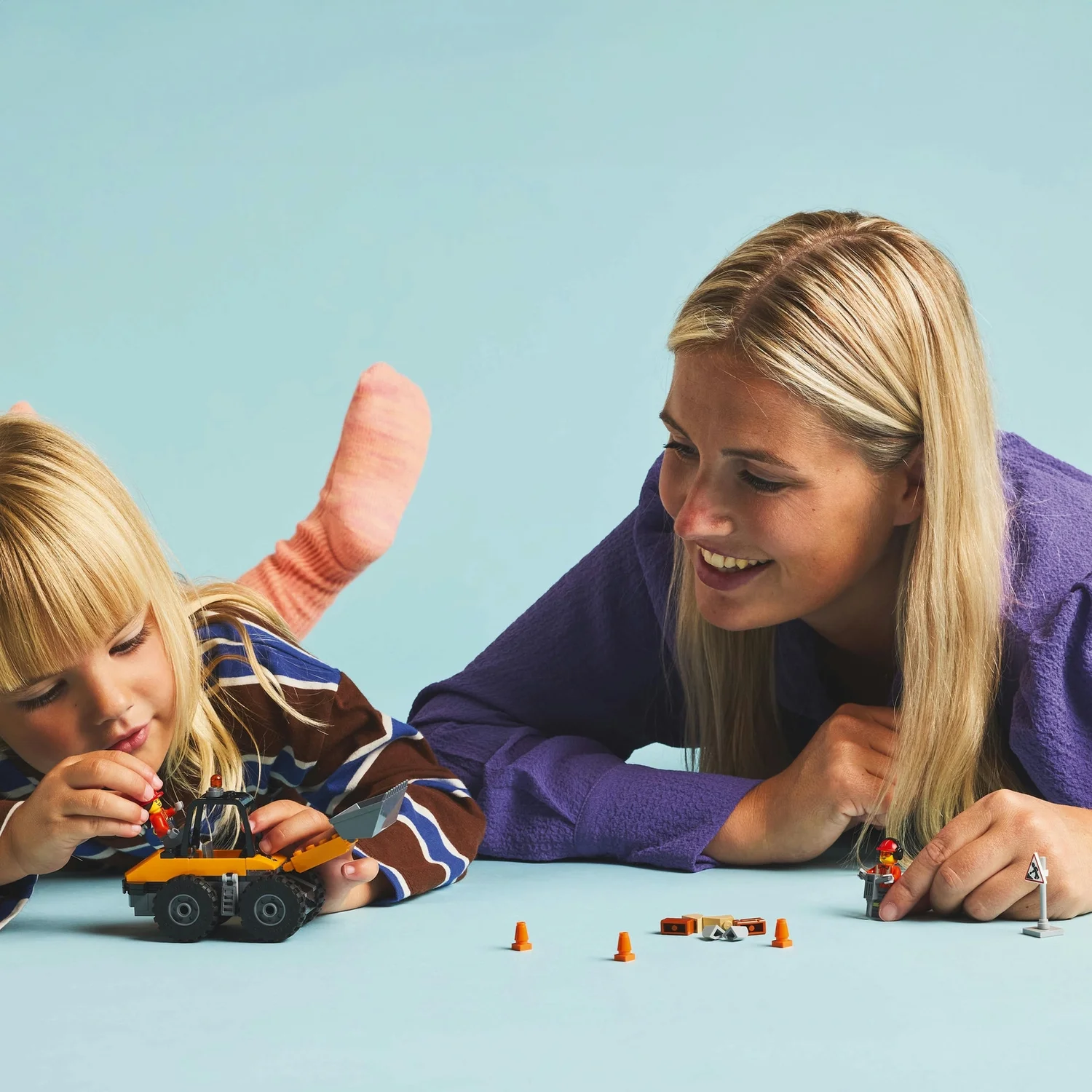 LEGO City Yellow Construction Wheel Loader Vehicle Toy 60450