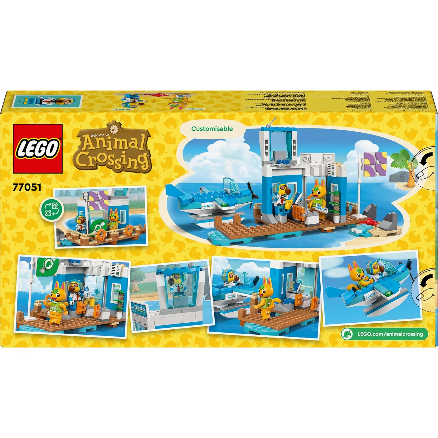 LEGO Animal Crossing Fly with Dodo Airlines Airport Toy 77051