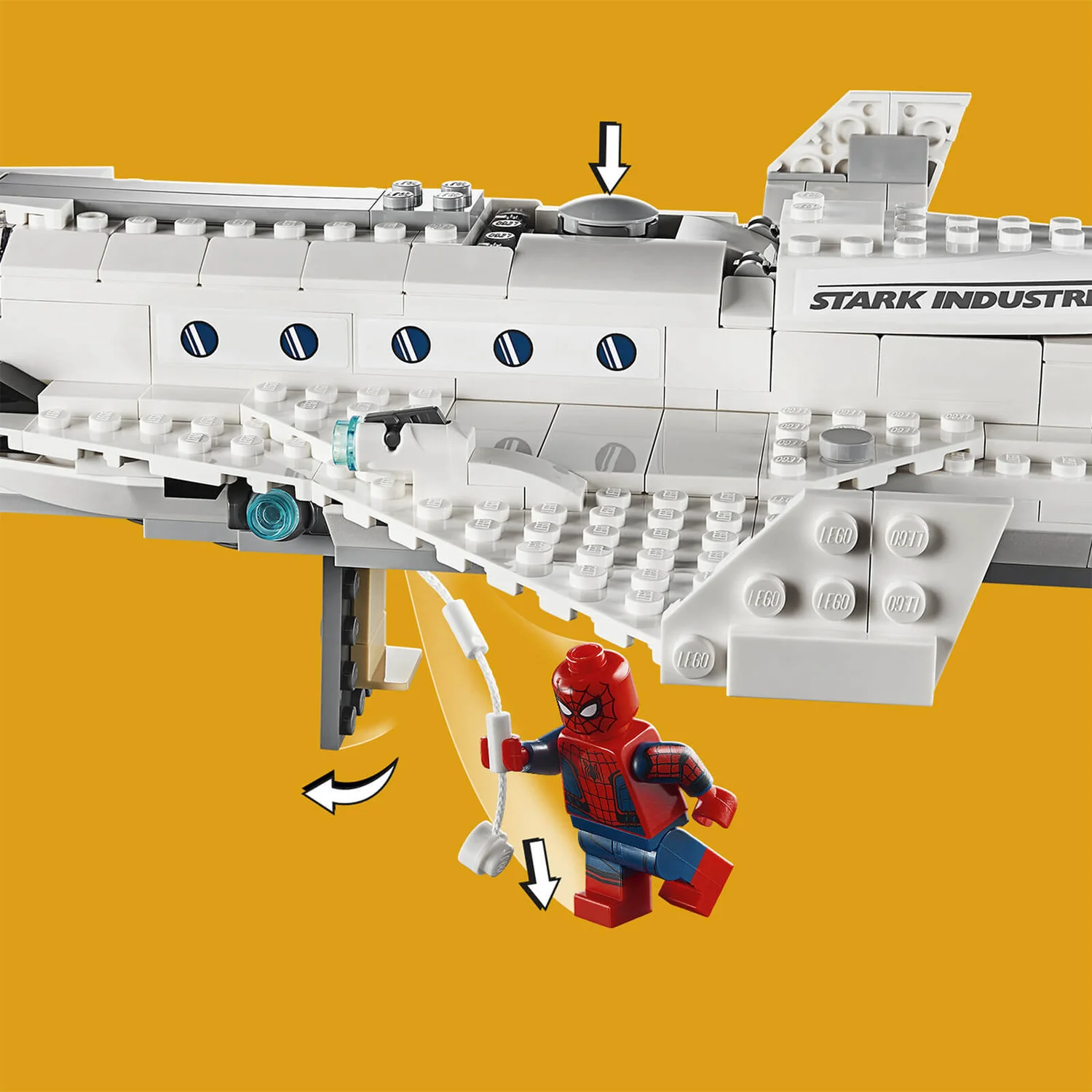 LEGO Marvel Stark Jet and the Drone Attack Toy (76130)