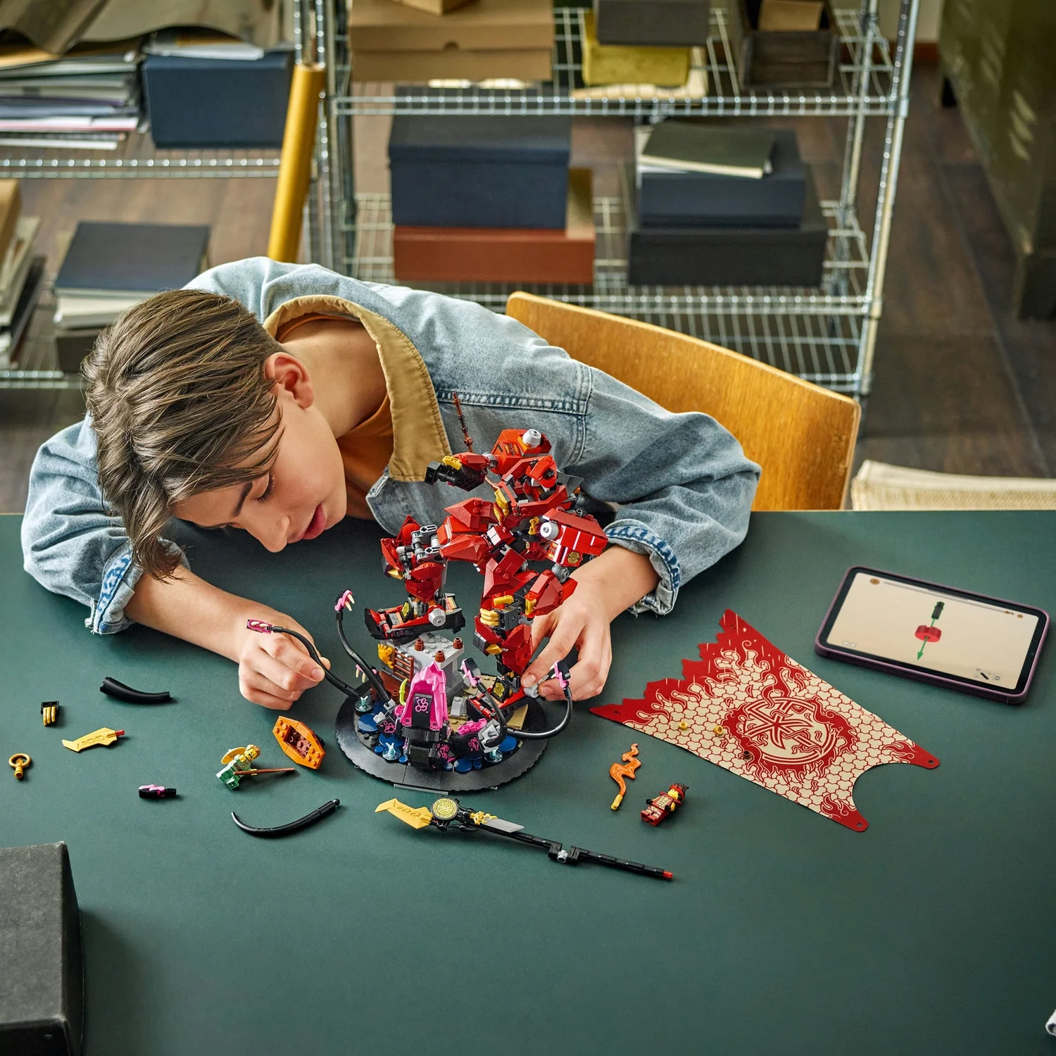 LEGO NINJAGO The Fire Knight Mech Toy Building Set 71846