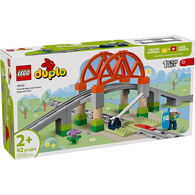 LEGO DUPLO - Train Bridge and Tracks Expansion Set