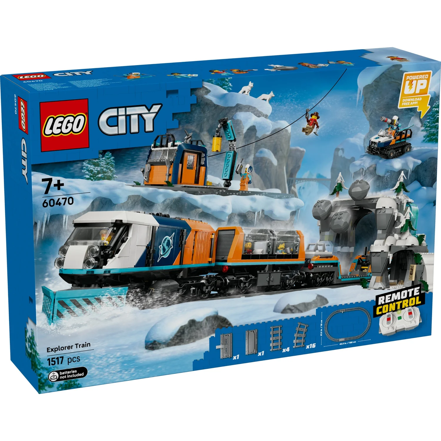 LEGO City Explorers’ Arctic Polar Express Train Set 60470