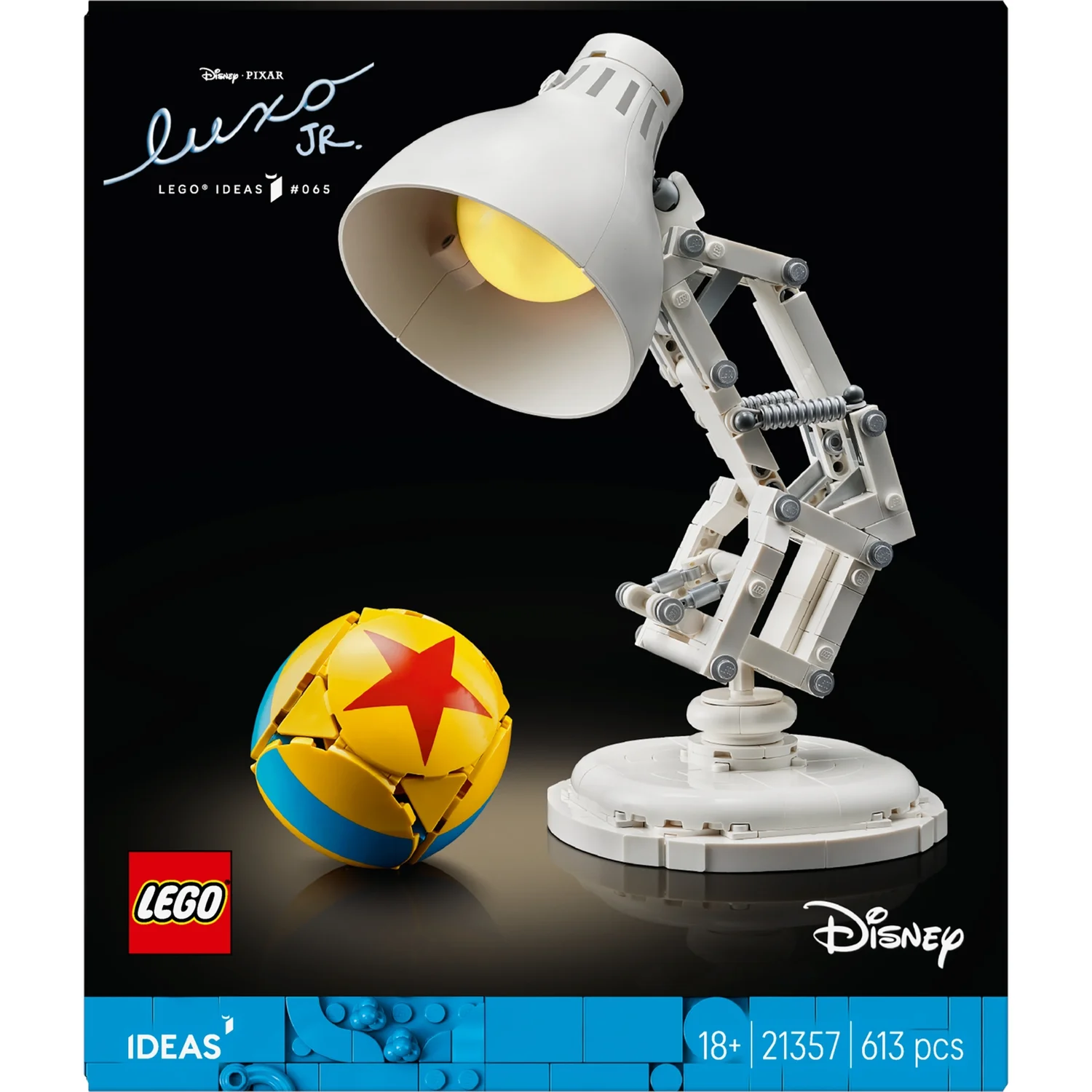 LEGO Ideas Disney Pixar Luxo Jr. Set for Adults 21357