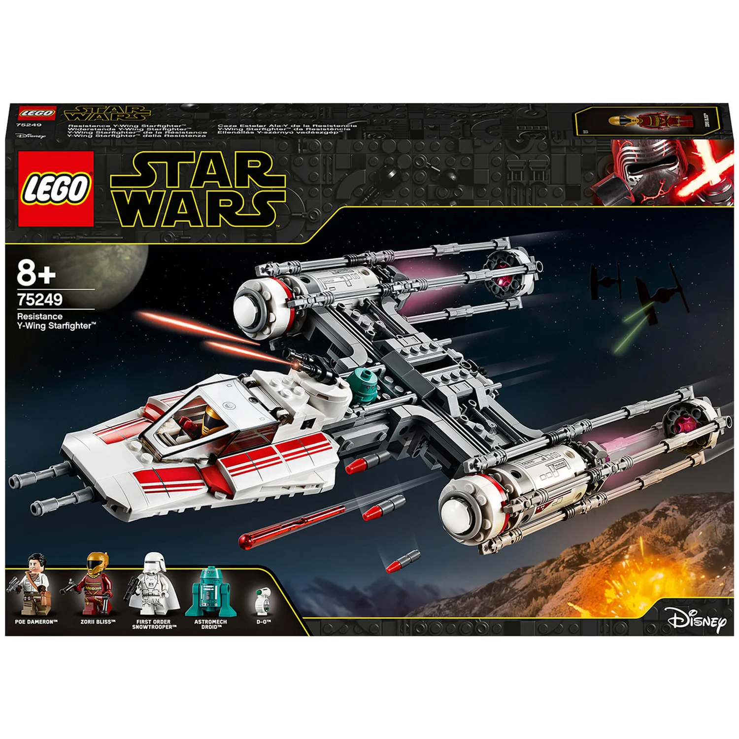 LEGO Star Wars: Resistance Y-Wing Starfighter Set (75249)