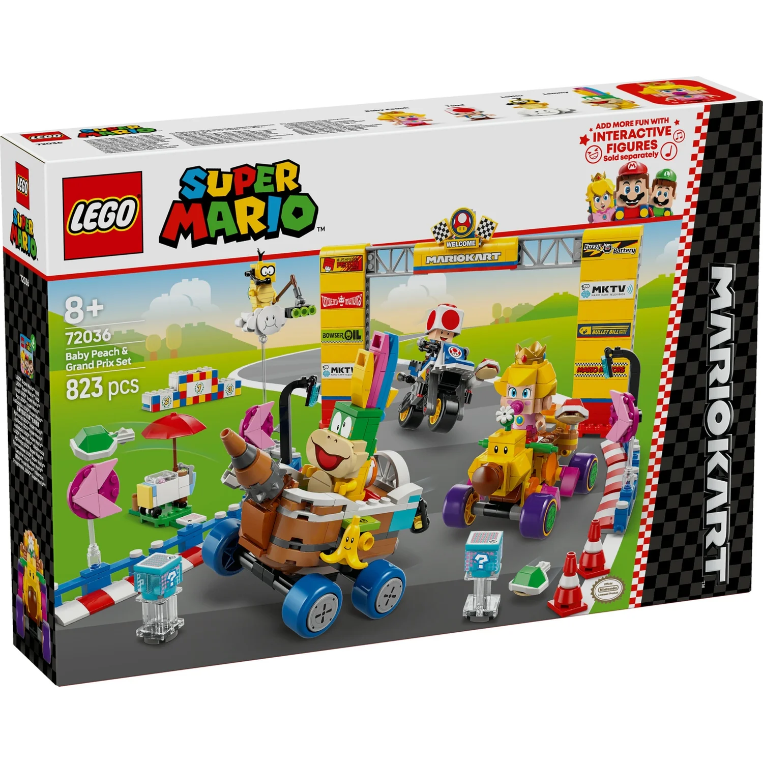 LEGO Super Mario: Mario Kart – Baby Peach & Grand Prix Set 72036