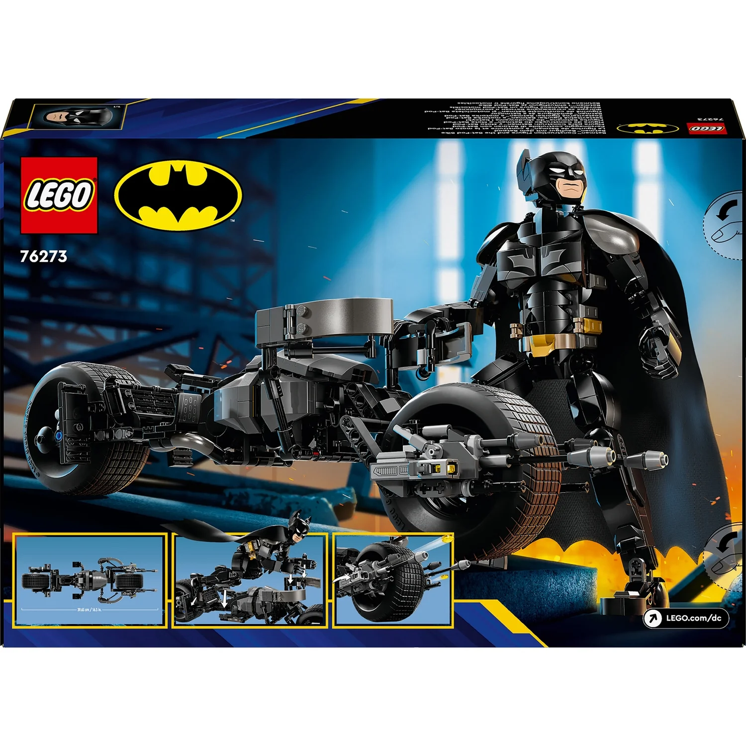 LEGO DC Batman: Batman Construction Figure & the Bat-Pod Bike 76273