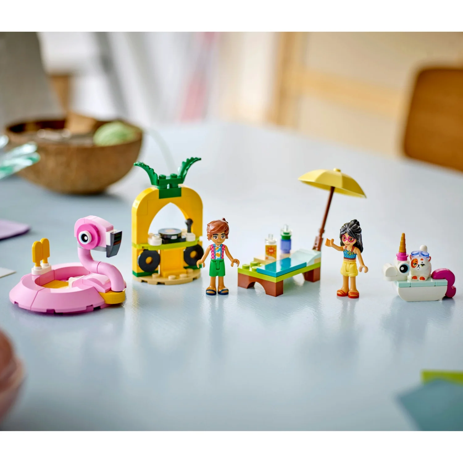 LEGO® Friends Unicorn & Flamingo Pool Party Toy Building Set 42658