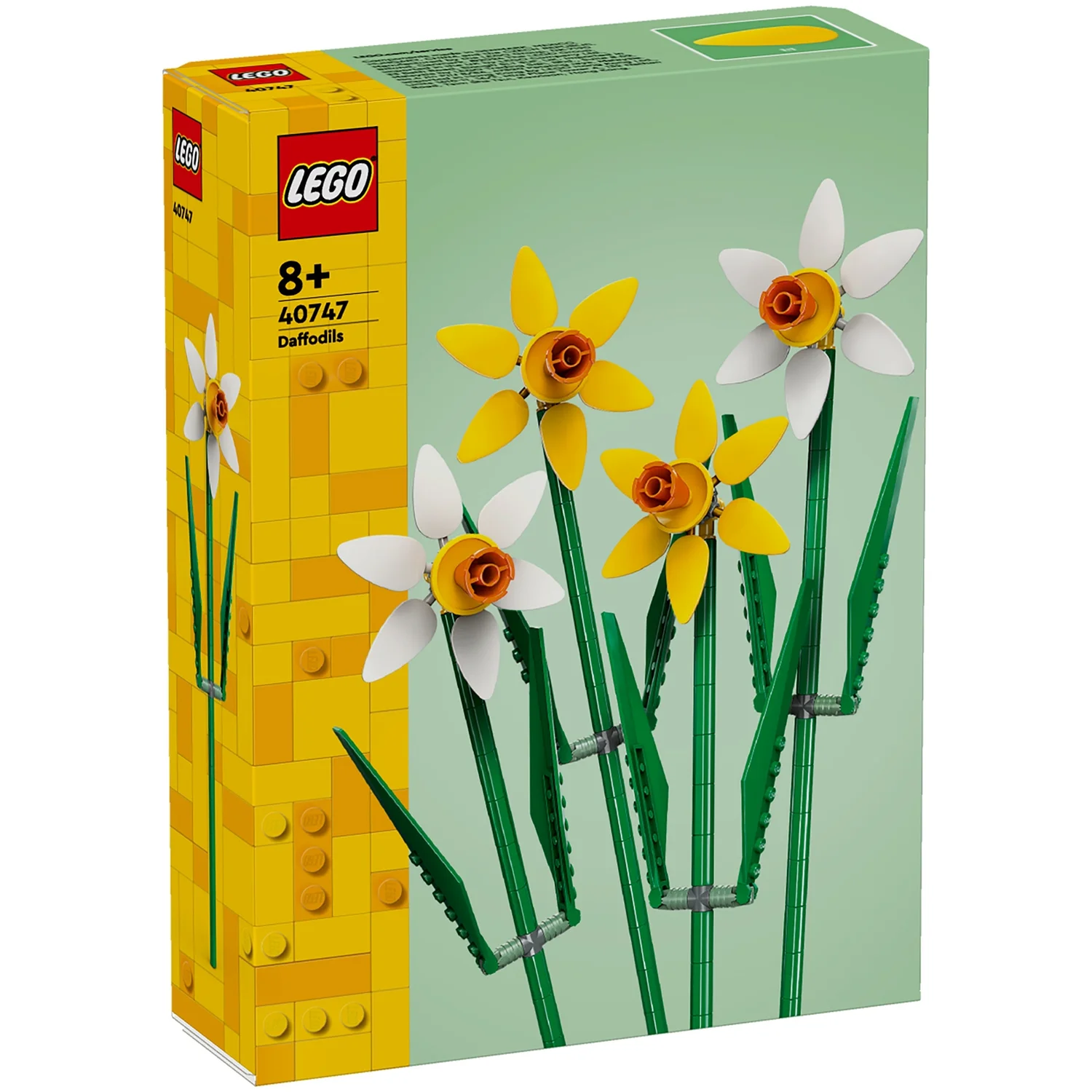 LEGO Botanicals Daffodils Artificial Faux Flowers Set 40747