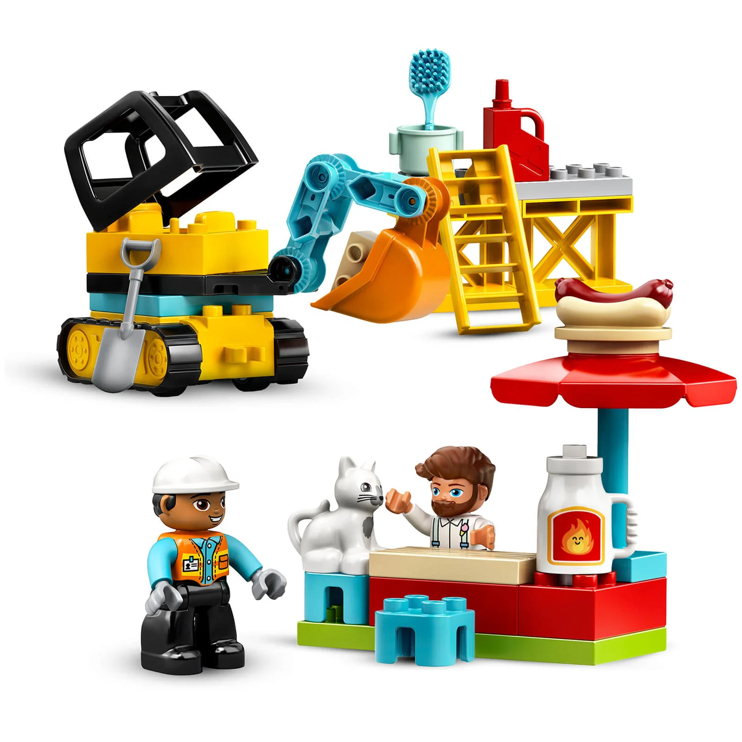 LEGO DUPLO Tower Crane & Construction Vehicle Toys (10933)