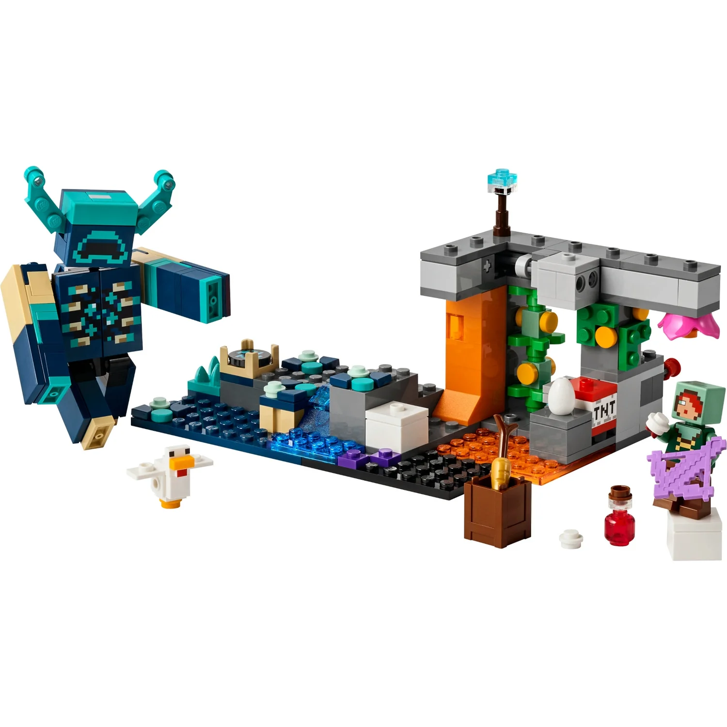 LEGO® Minecraft® The Warden Encounter Collectible Video Game Merch 21274