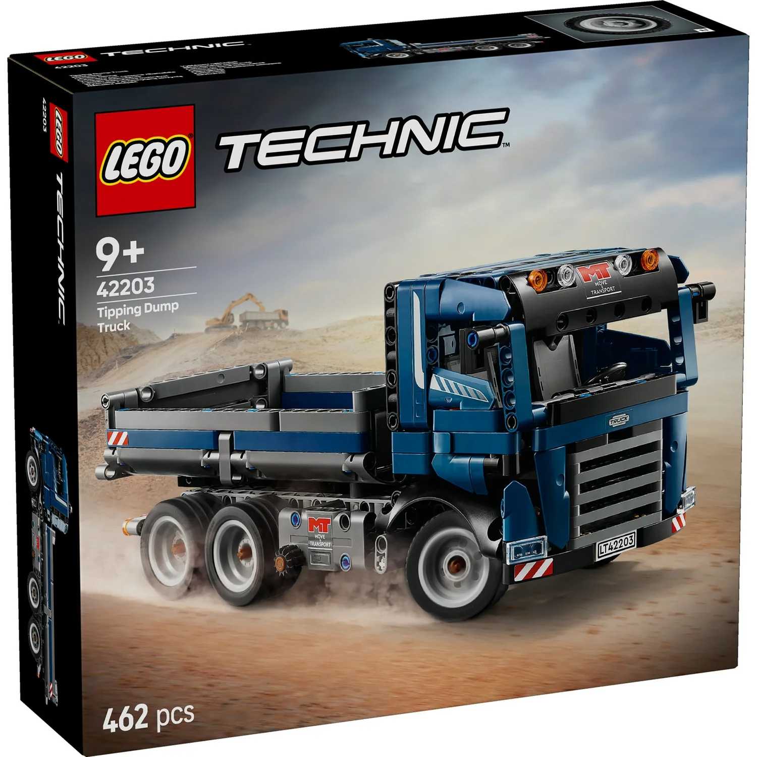 LEGO Technic Tipping Dump Truck Construction Toy Set 42203