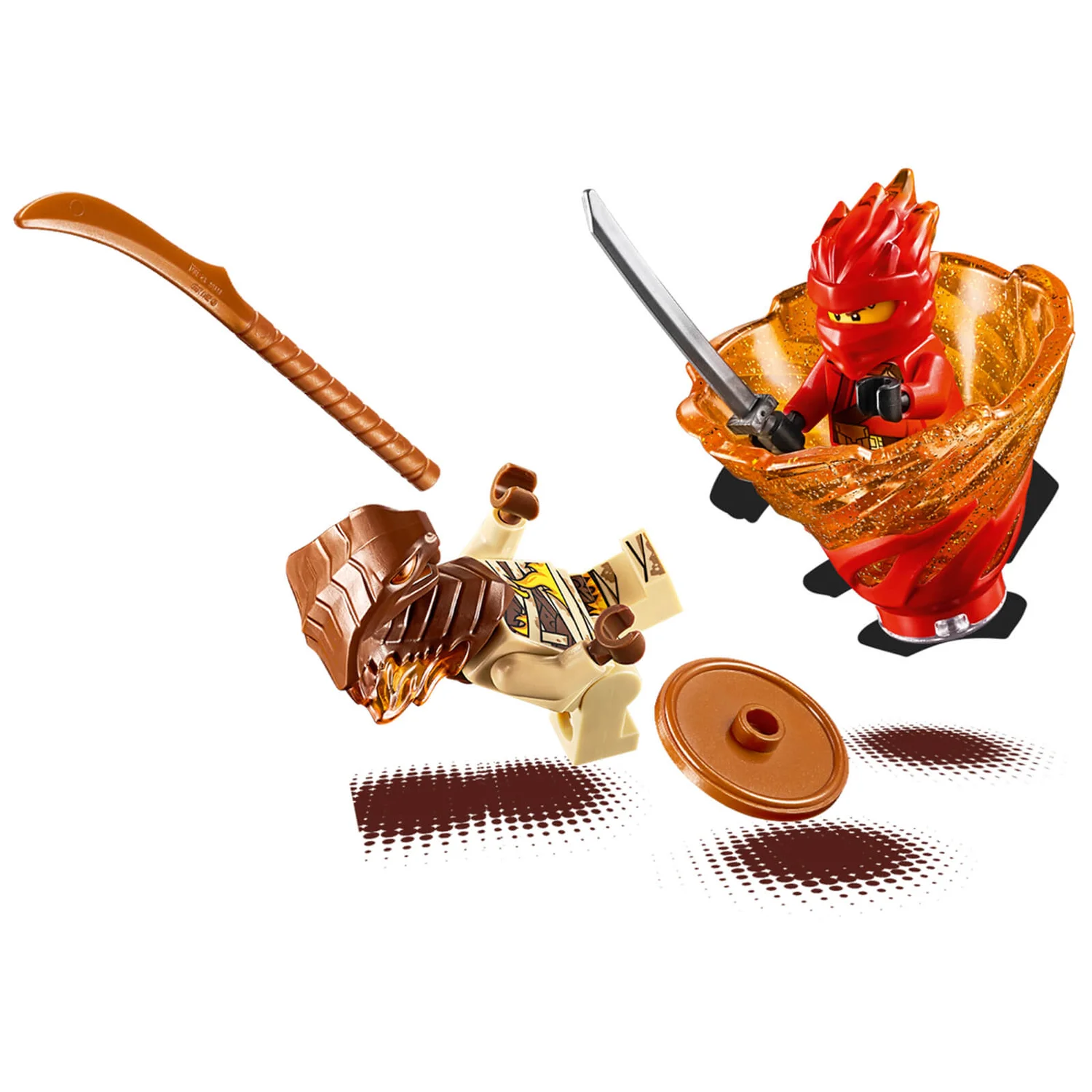 LEGO NINJAGO: Fire Fang Snake Toy for Kids (70674)