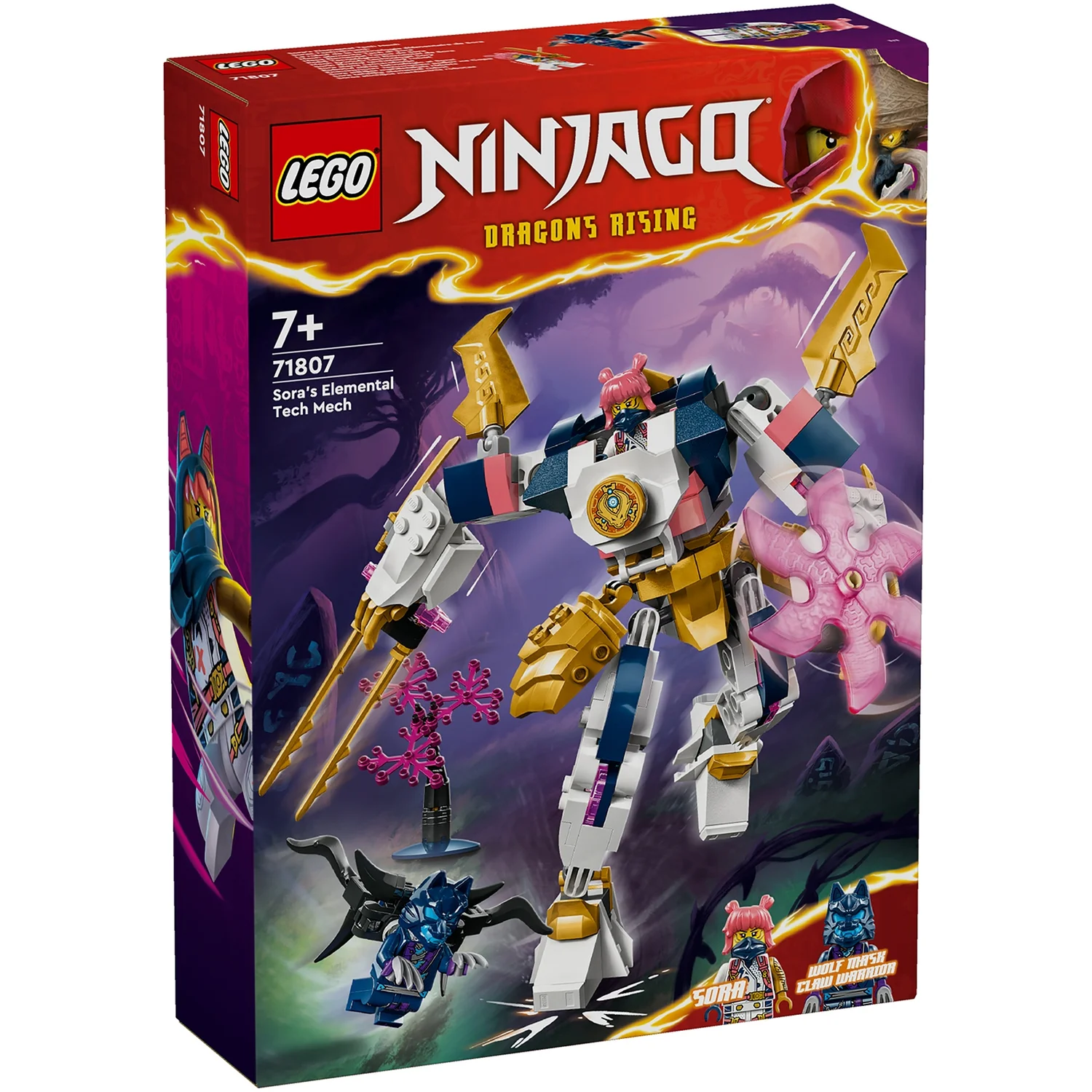 LEGO NINJAGO Sora’s Elemental Tech Mech Action Figure 71807