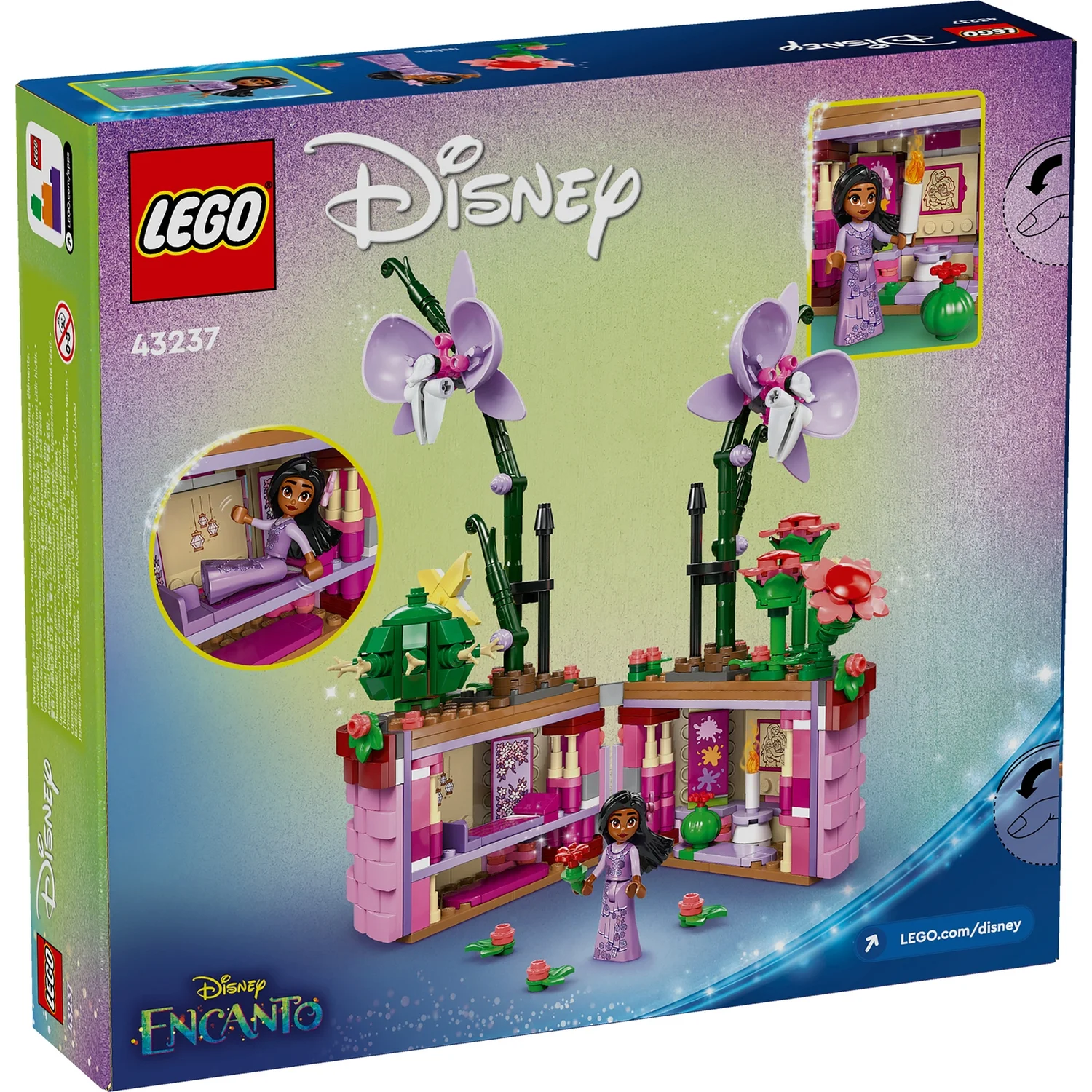 LEGO | Disney Encanto Isabela’s Flowerpot with Buildable Flower Toy and Film Character 43237