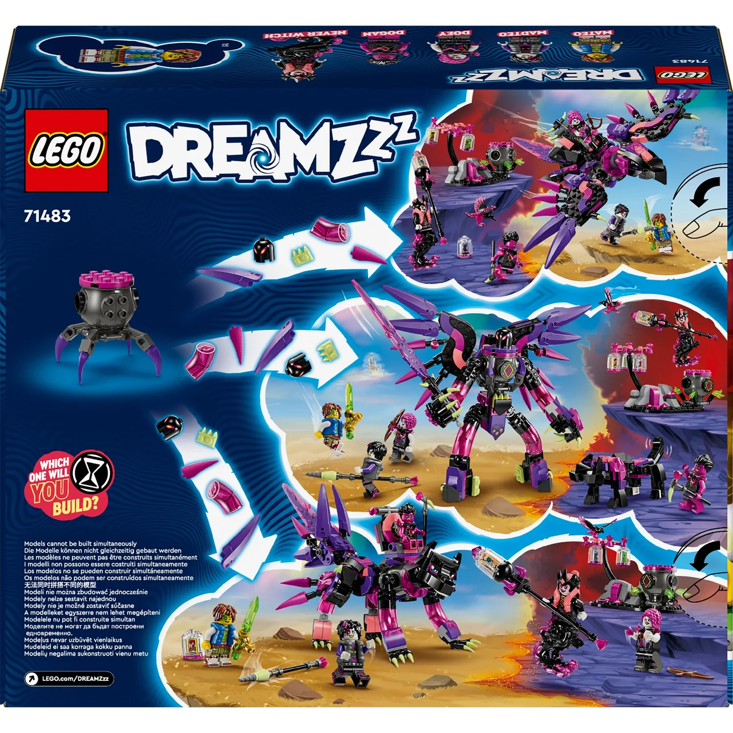 LEGO DREAMZzz The Never Witch’s Nightmare Creatures 71483