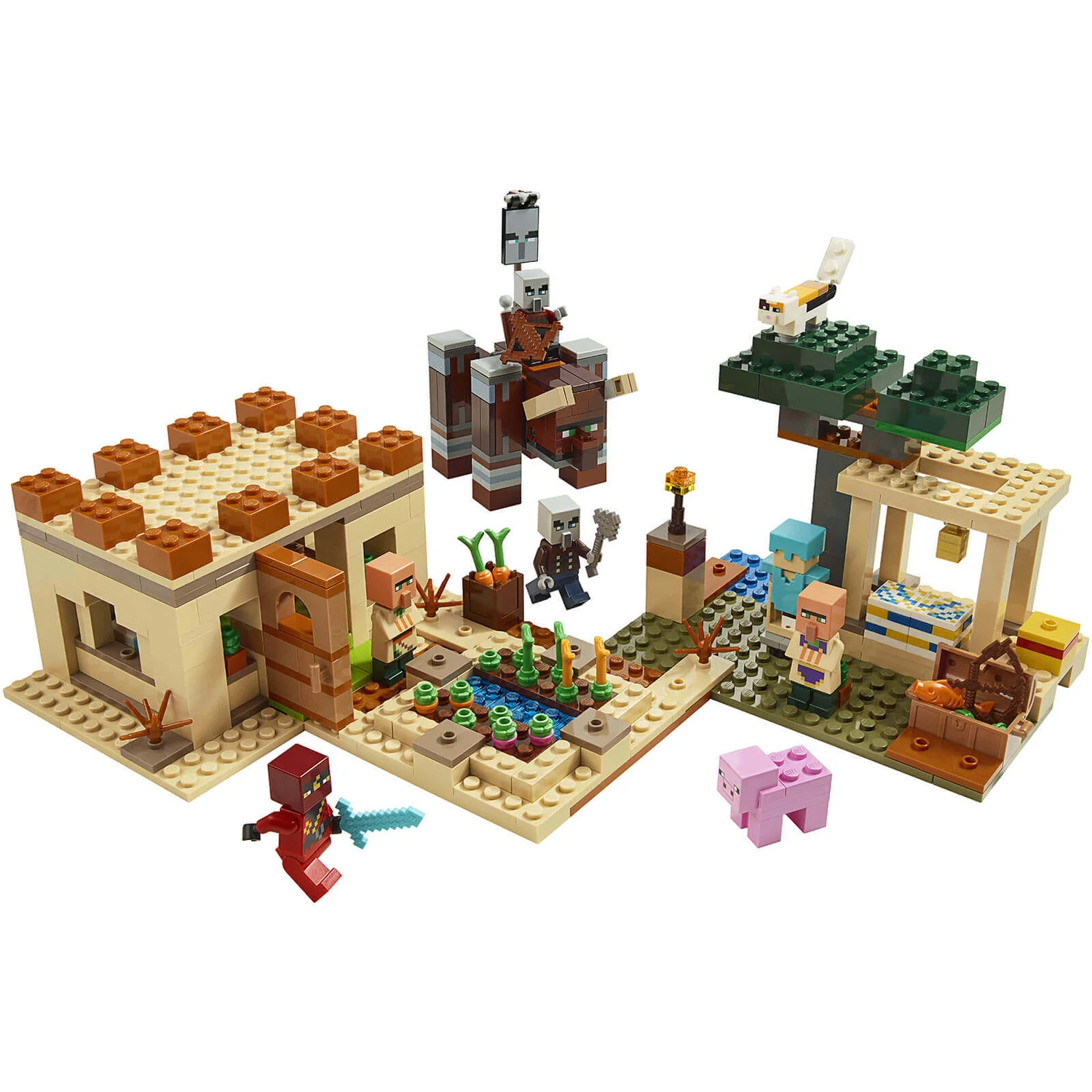 LEGO Minecraft: The Illager Raid Building Set (21160)