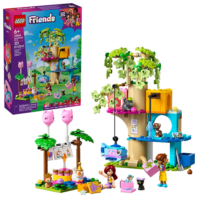 LEGO Friends - Cat Birthday Party & Tree House