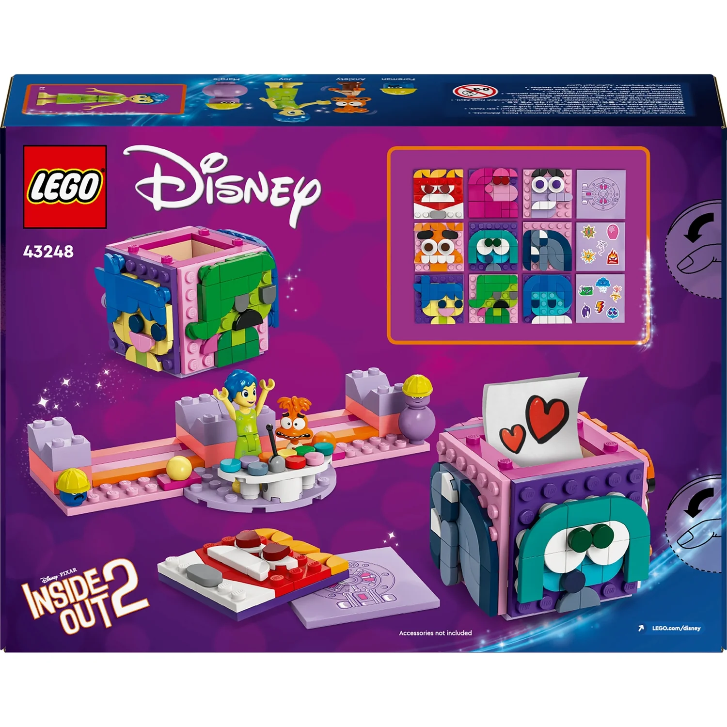 LEGO | Disney Pixar Inside Out 2 Mood Cubes Playset 43248
