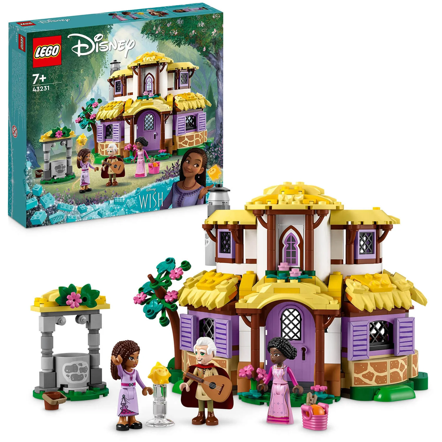 LEGO Disney Wish Asha's Cottage Dollshouse Set 43231
