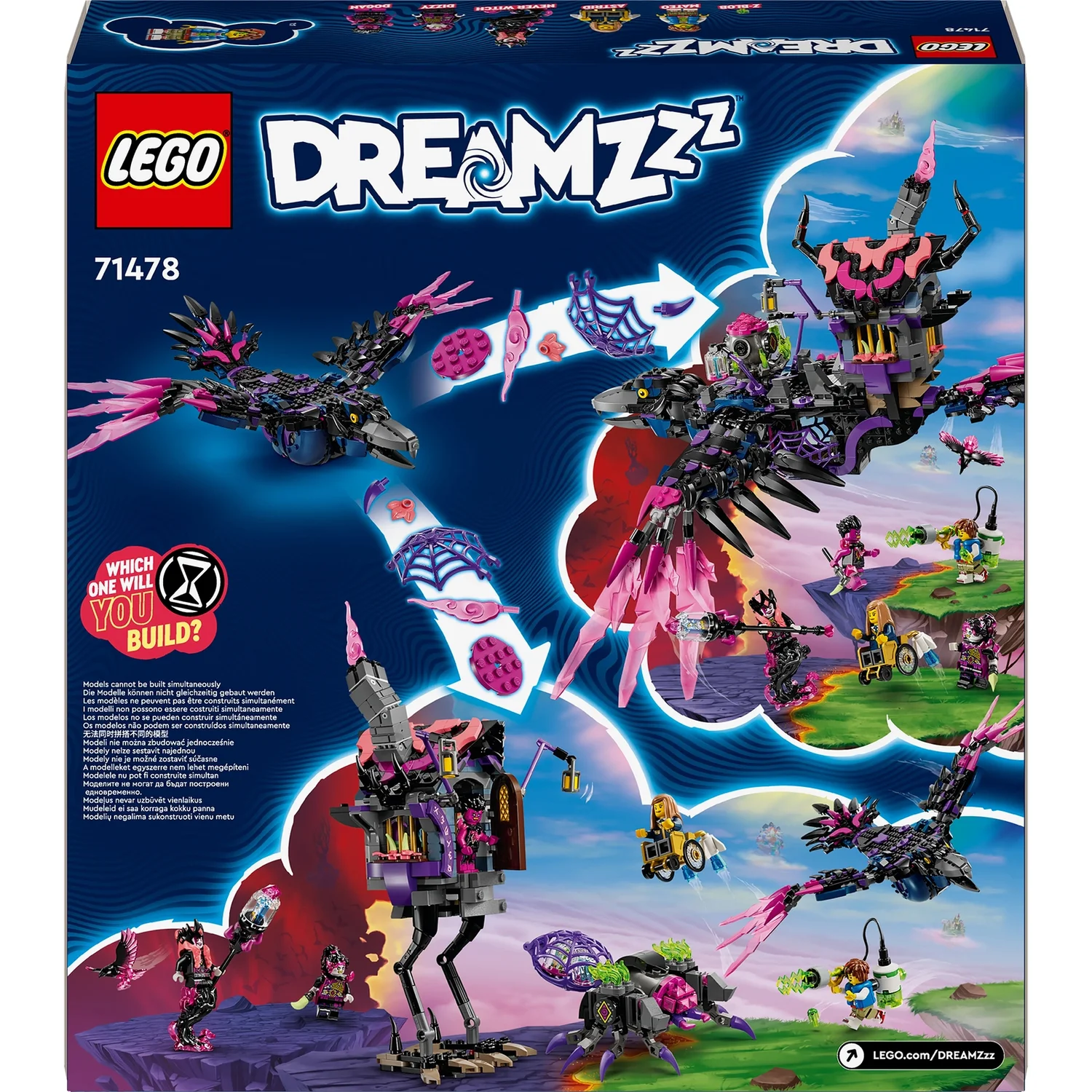 LEGO DREAMZzz The Never Witch’s Midnight Raven Toy Set 71478