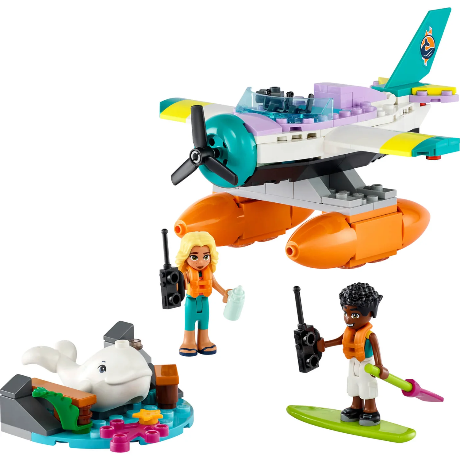 LEGO Friends: Sea Rescue Plane Toy with Whale Figure (41752)
