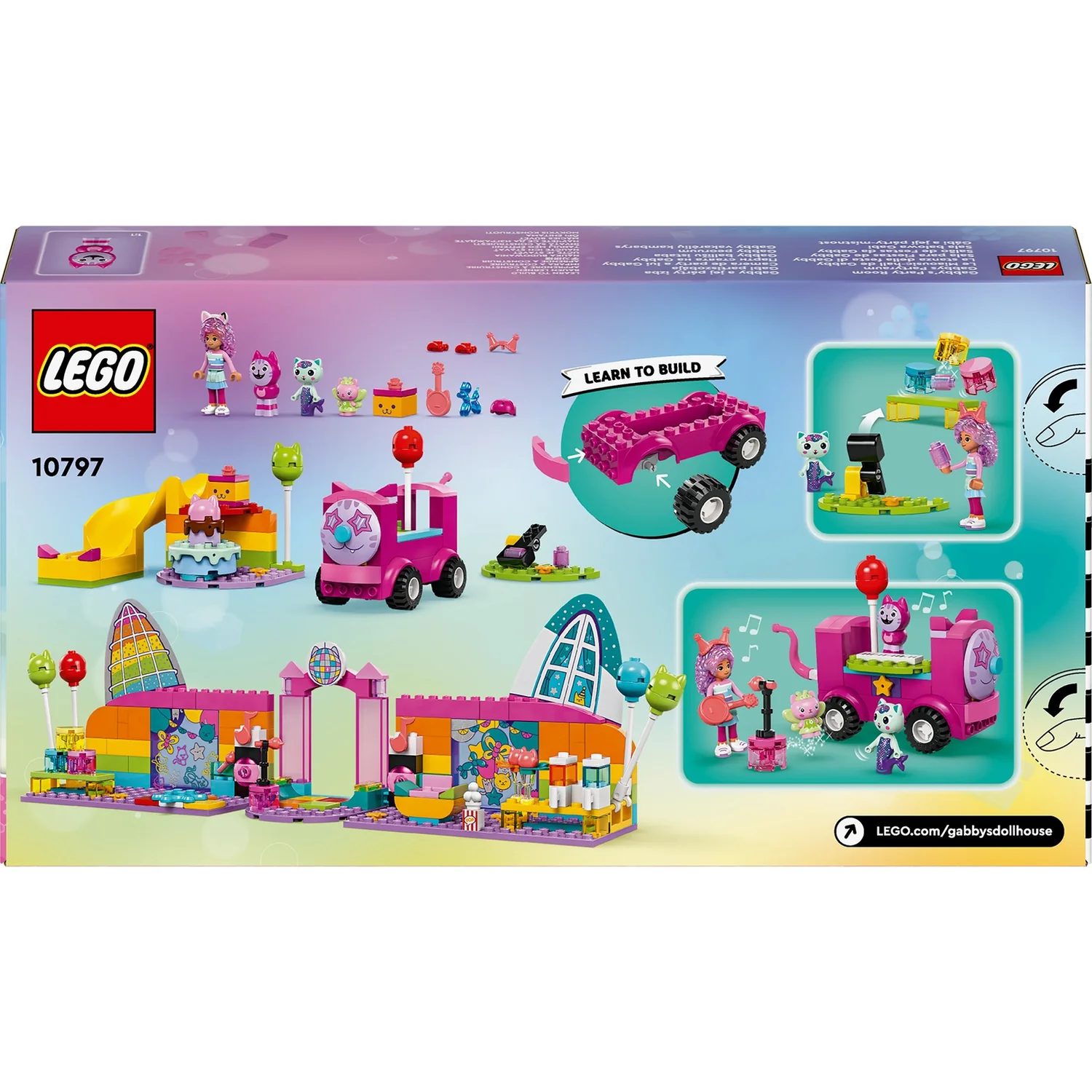 LEGO Gabby’s Dollhouse Gabby’s Party Room Toy Playset 10797