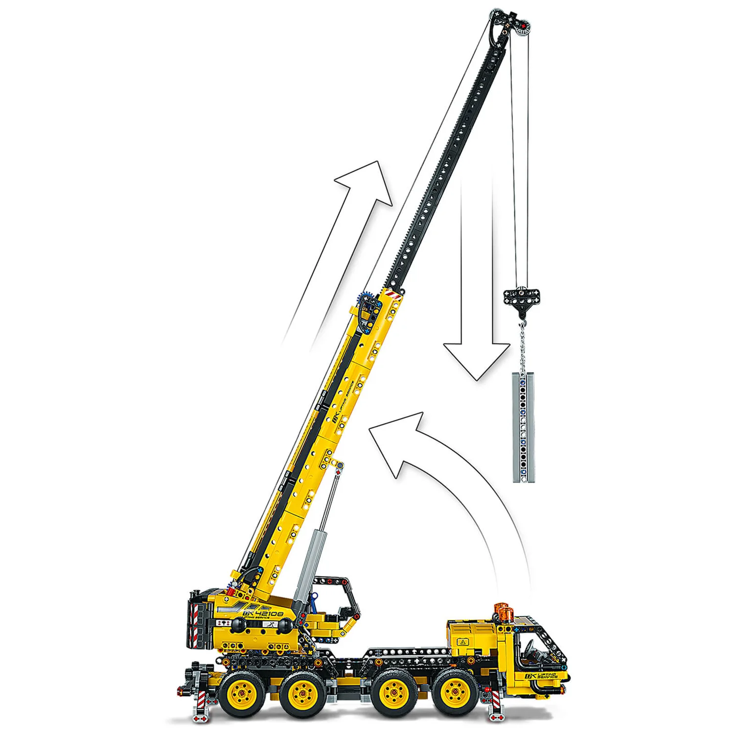 LEGO Technic: Mobile Crane Truck Toy (42108)