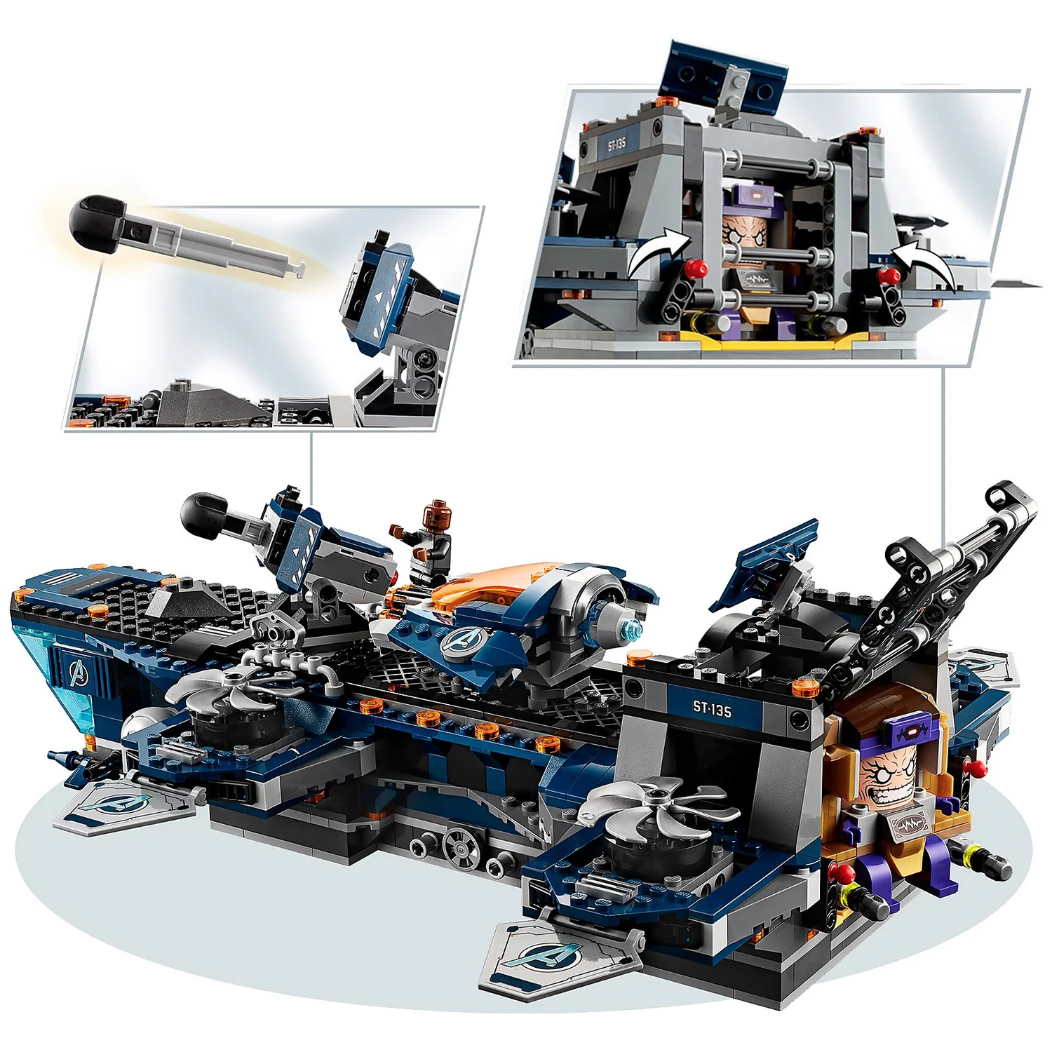 LEGO Marvel Avengers Helicarrier Toy (76153)