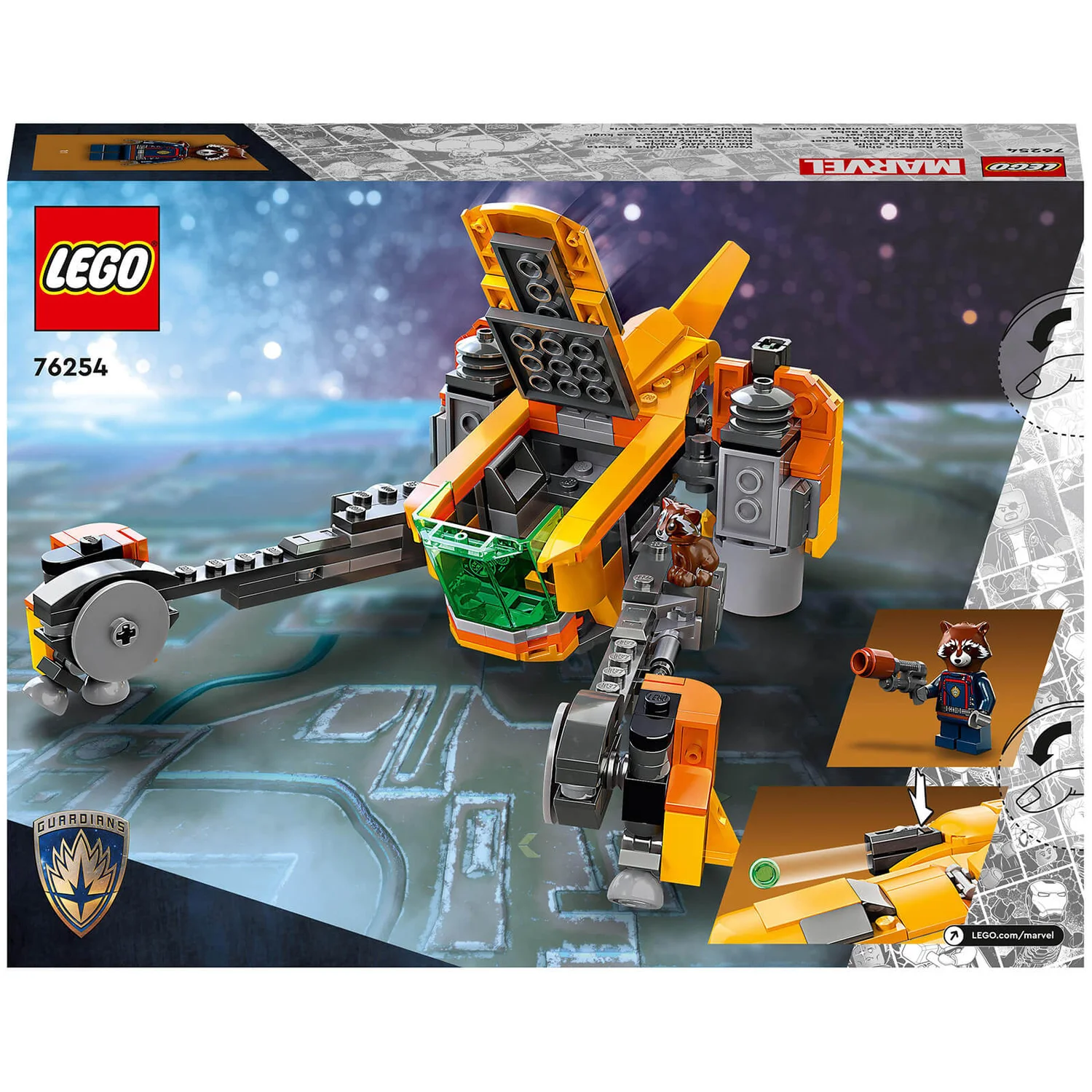 LEGO Marvel: Baby Rocket's Ship Guardians of the Galaxy (76254)