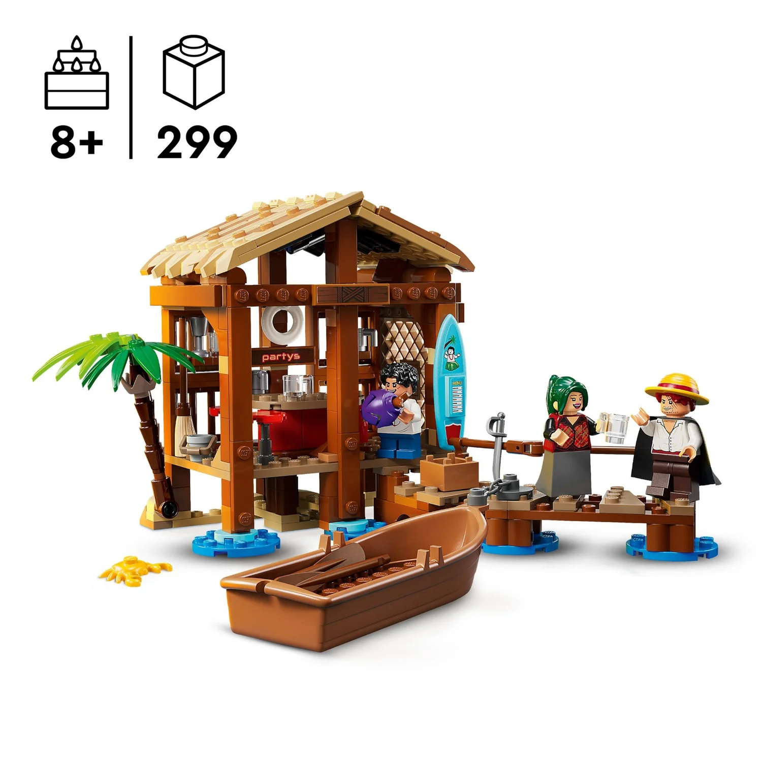 LEGO® ONE PIECE Windmill Village Hut Building Kit 75636