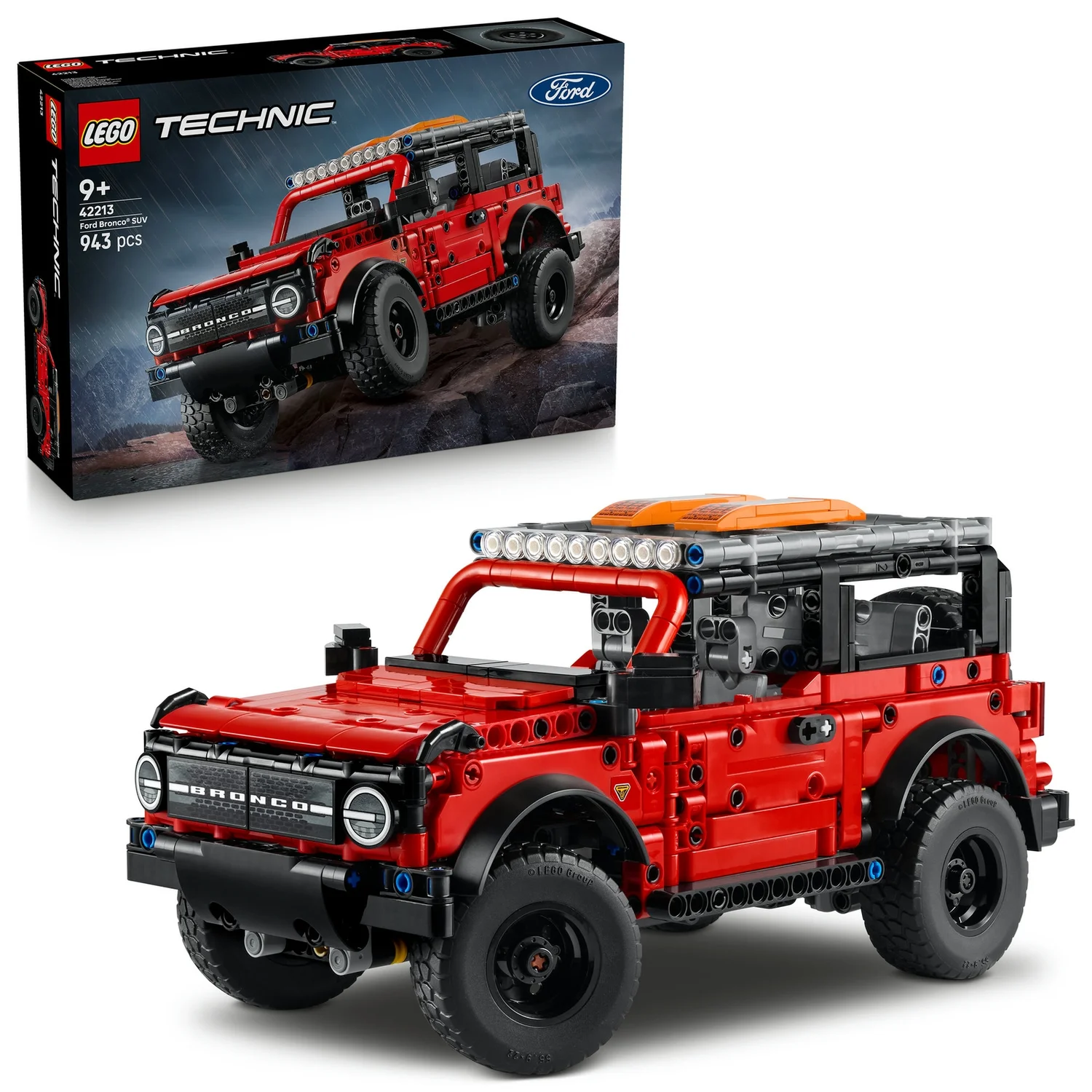 LEGO Technic Ford Bronco SUV, Collectible Car Toy 42213
