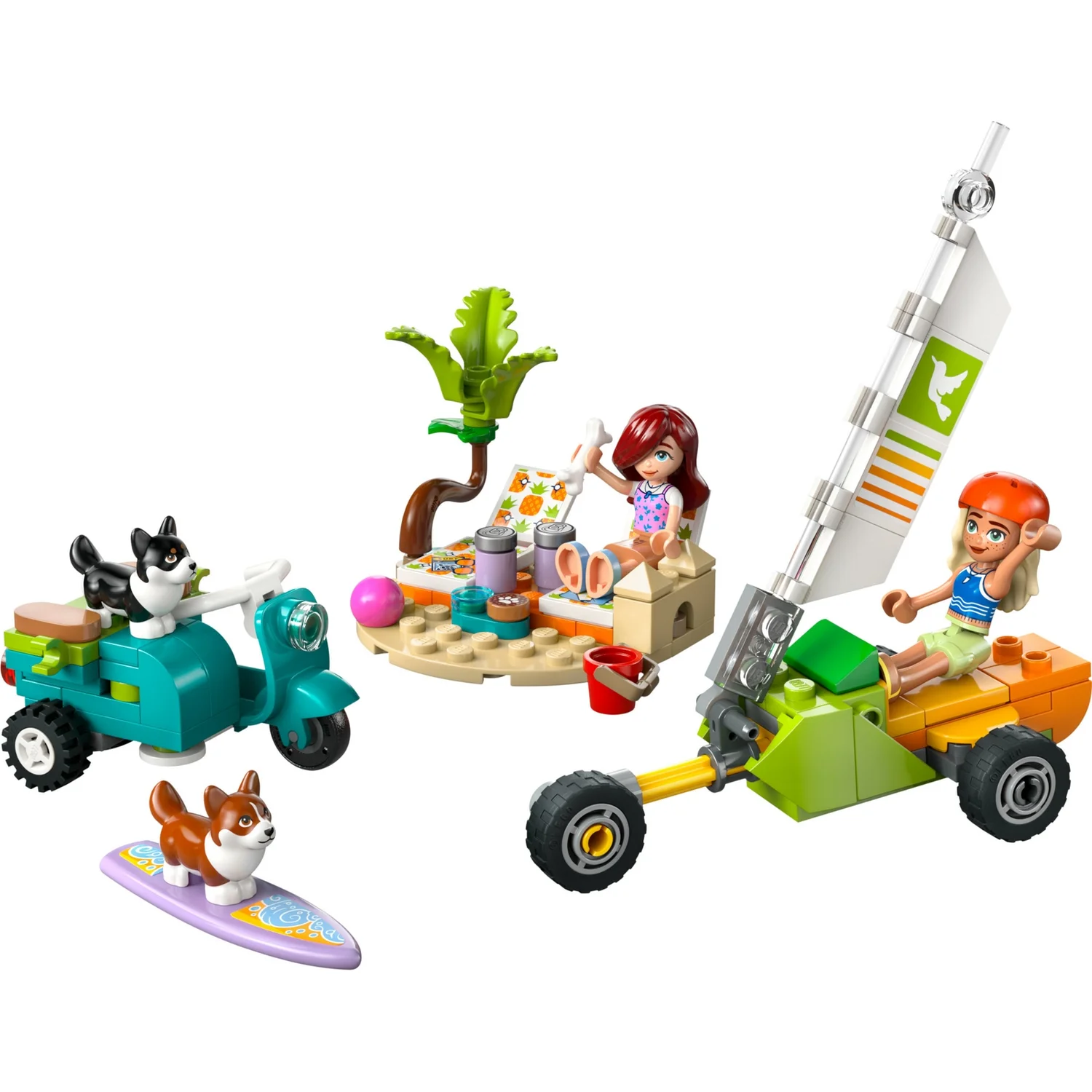LEGO Friends Surfing Dogs and Scooter Adventure Set 42641