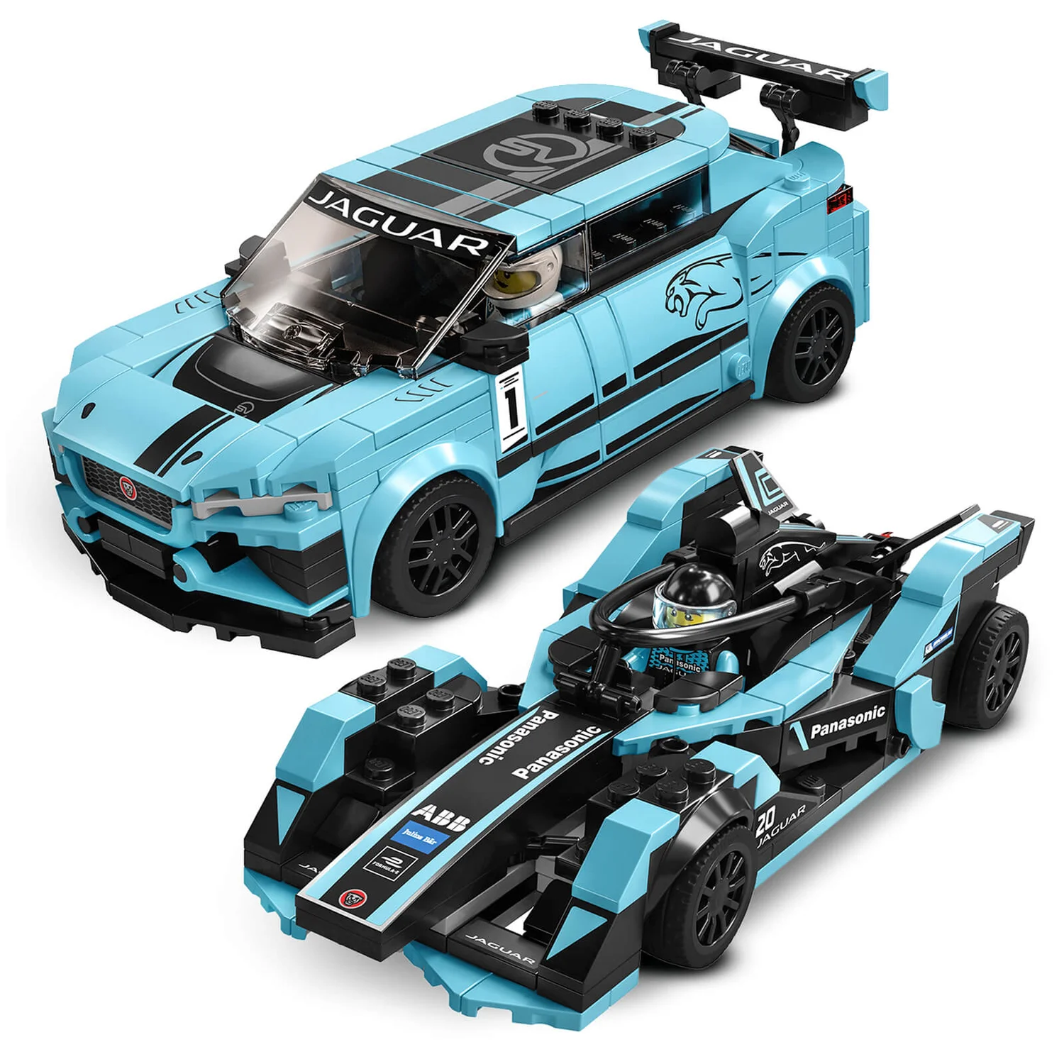 LEGO Speed Champions: Panasonic Jaguar Racing Cars Set (76898)