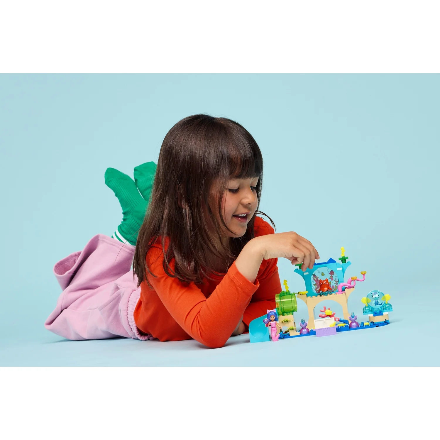 LEGO® Gabby’s Dollhouse Mermaid Gabby’s Aquarium Adventure Animal Toy 11204