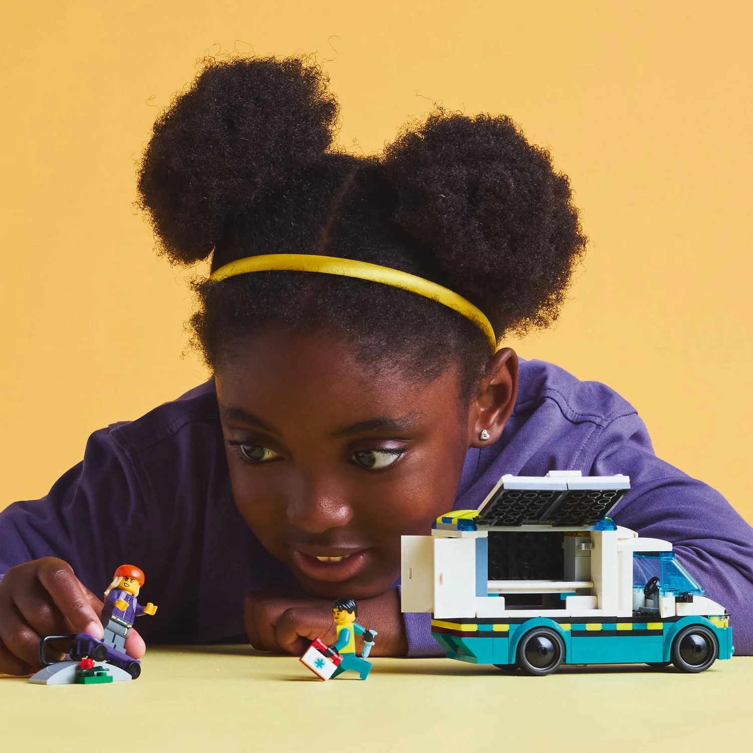 LEGO City Emergency Ambulance Toy Set with Minifigures 60451