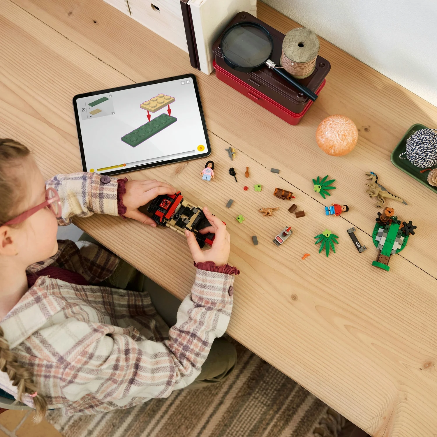 LEGO® Jurassic World Raptor Off-Road Escape Velociraptor Toy Dinosaur 76972